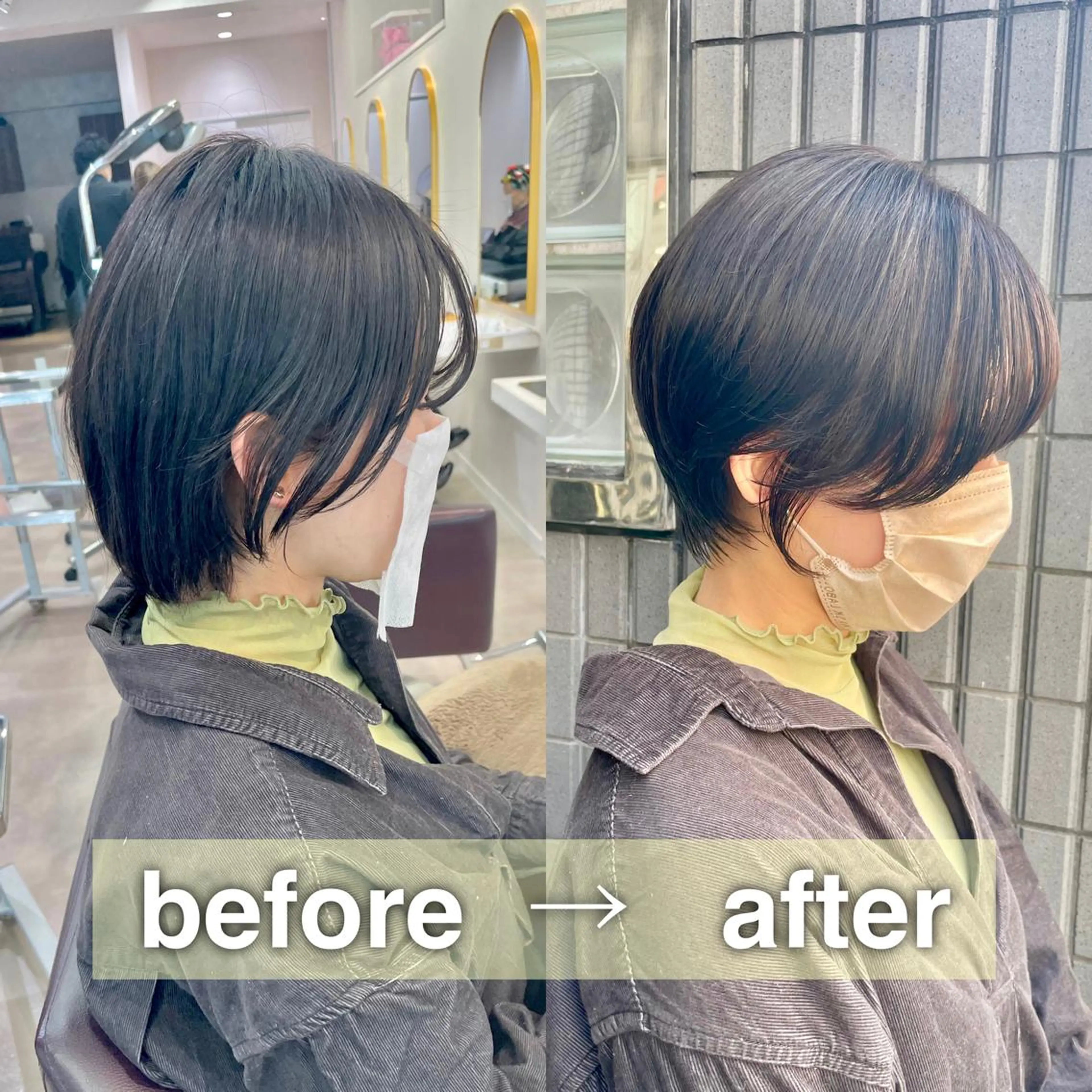 ショート カラー カット トリートメント ショートボブ/カラー 🌟齋藤ほのかのヘアスタイル