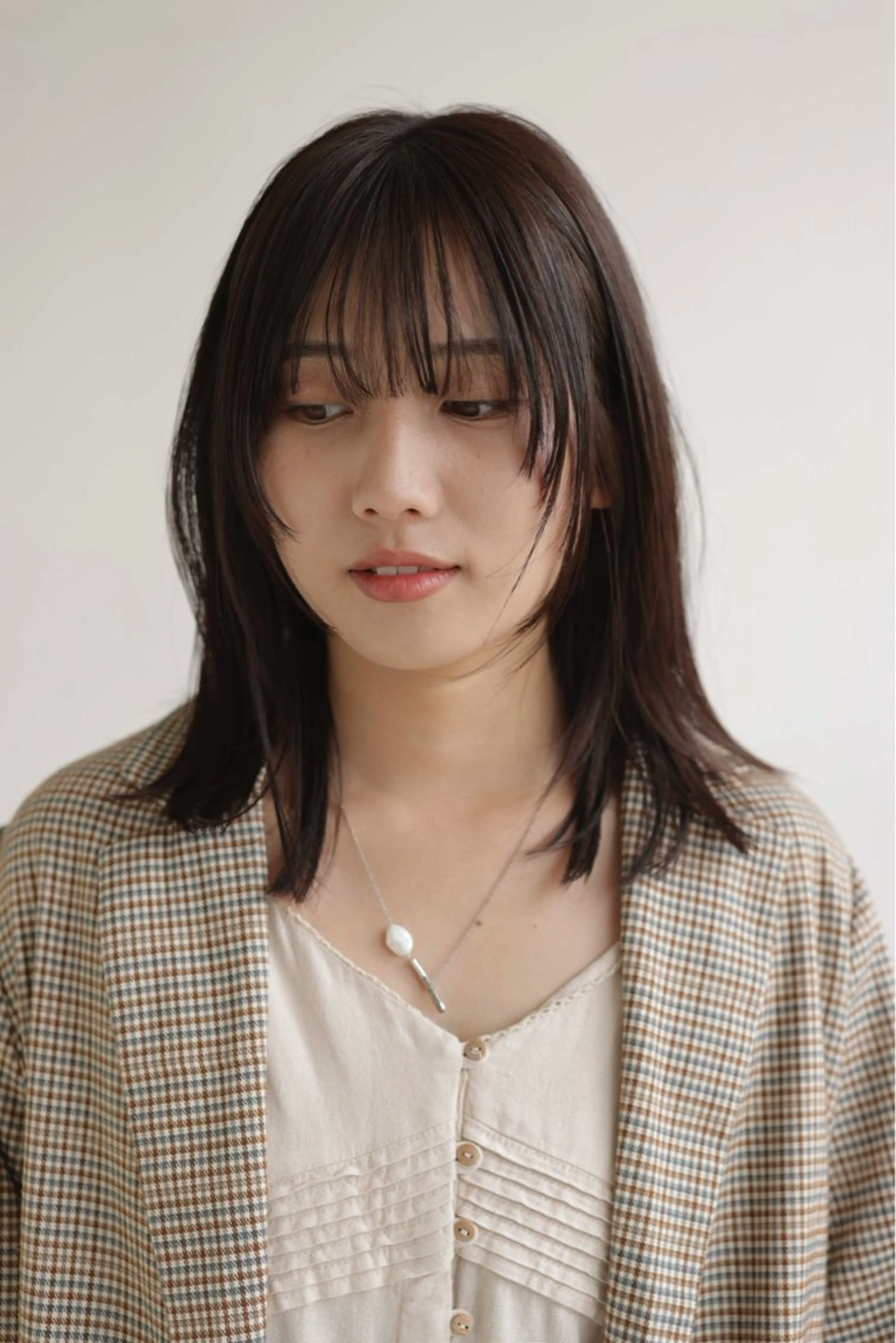 ミディアム カラー ヘアアレンジ みのり 《BASE.》のヘアスタイル