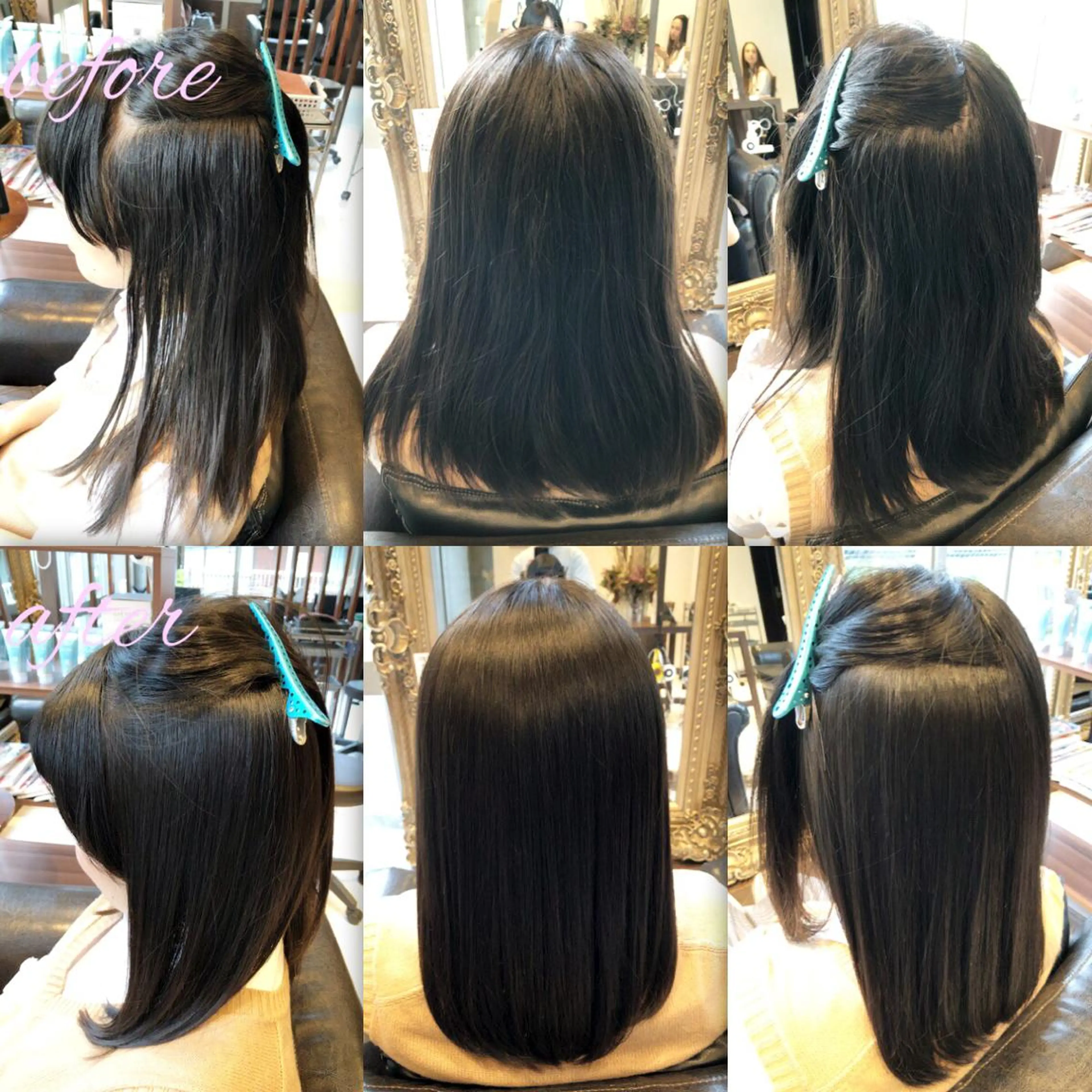 ロング パーマ ストレートパーマ カット 縮毛矯正 縮毛矯正とパーマは お任せ/デサキ🍥のヘアスタイル