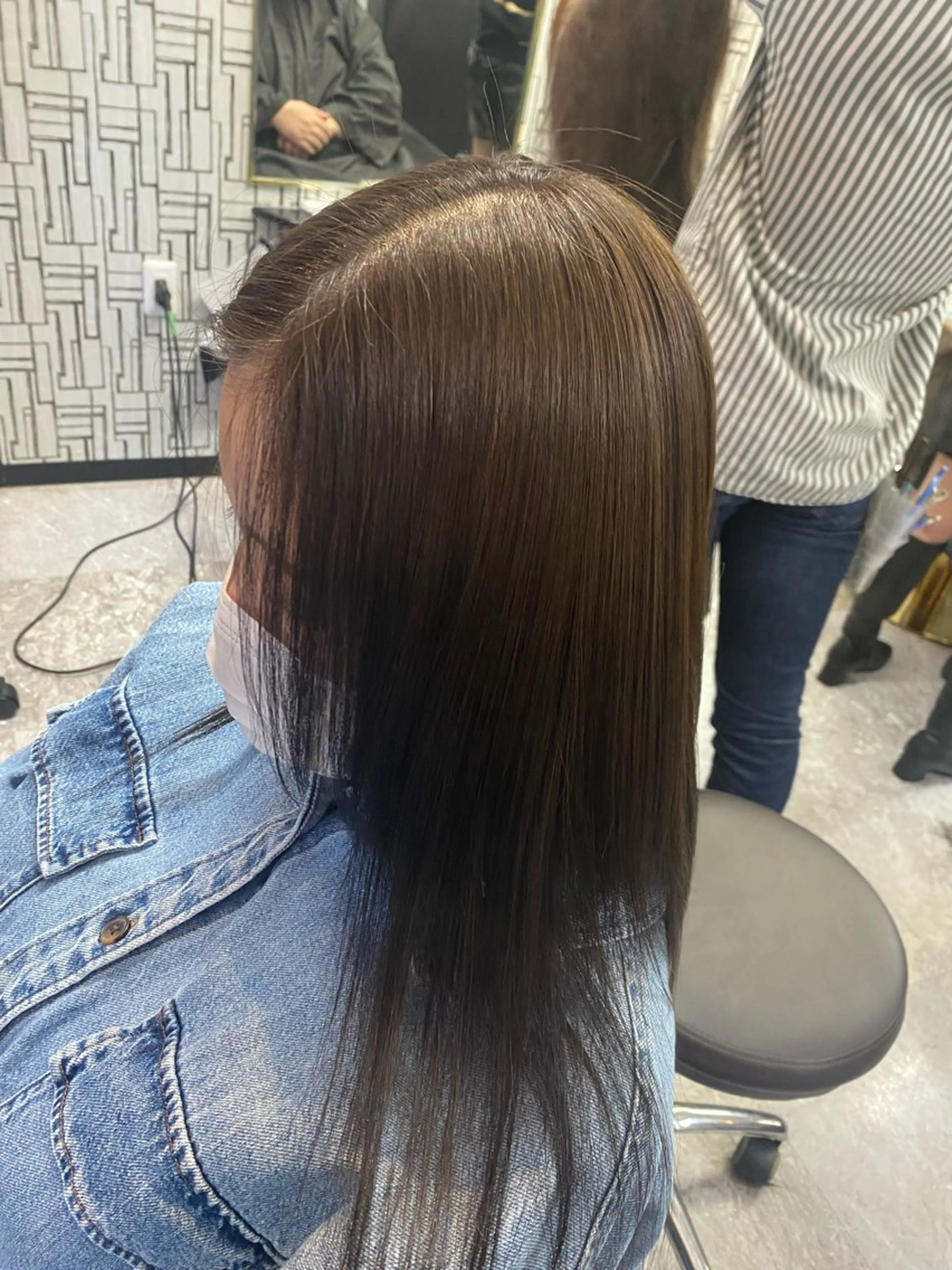 ロング ヘアカラー 池田 亮雅のヘアスタイル