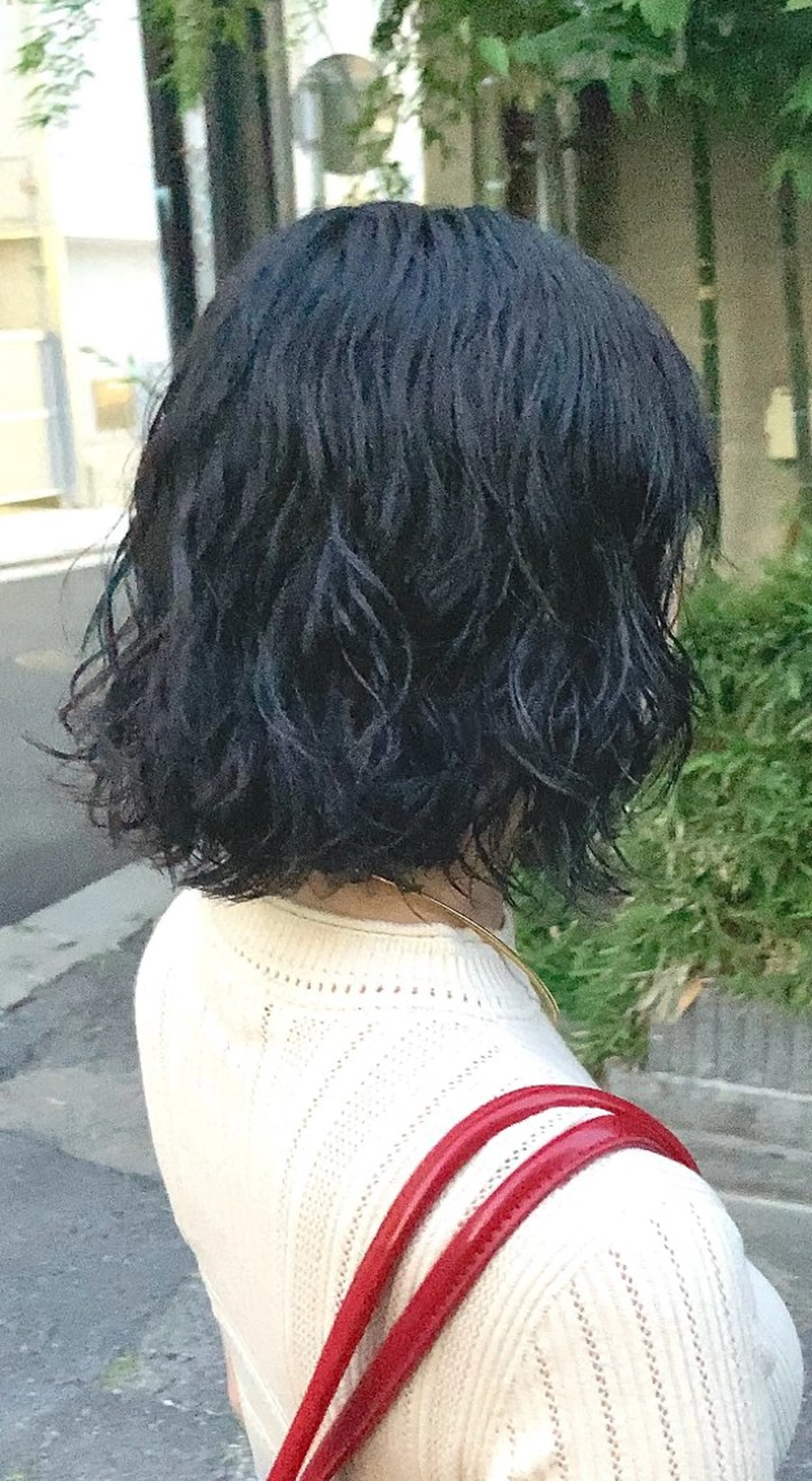 ミディアム カラー パーマ ヘアカラー パーマ ウルフ/レイヤー エクステ/kokiのヘアスタイル