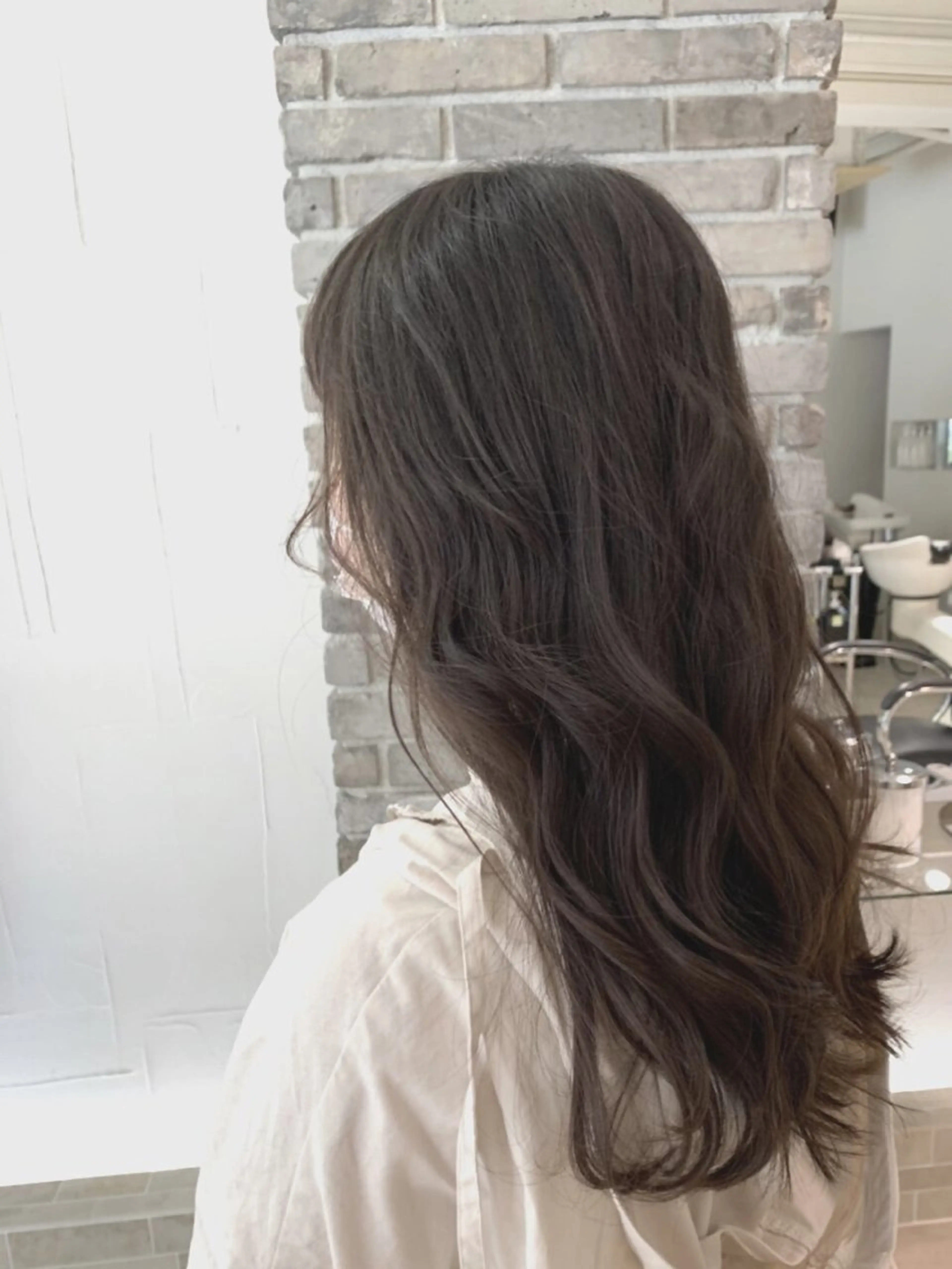 ロング ハイライトカラー メンズカット/杉山誠のヘアスタイル