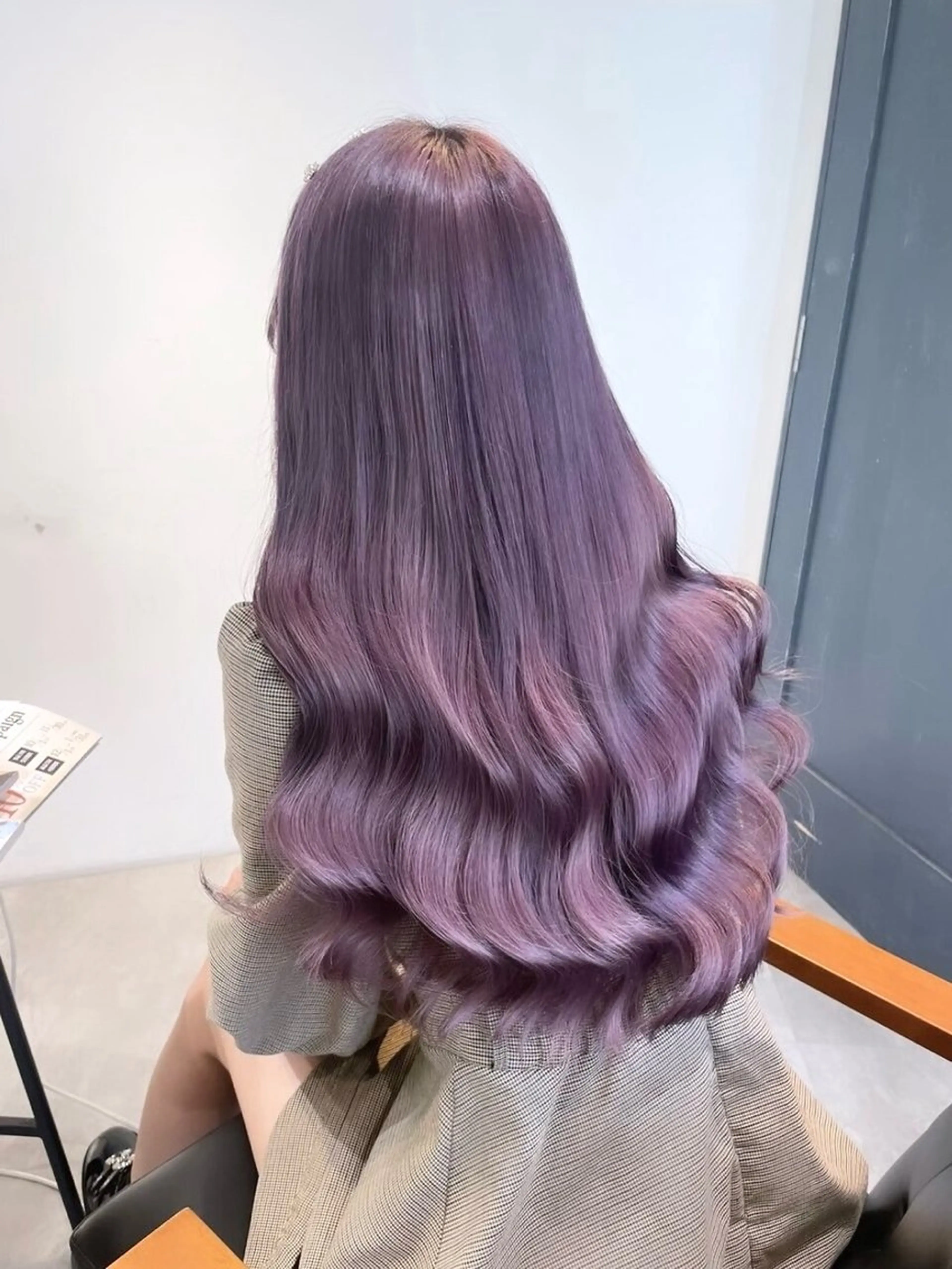 ロング カラー ヘアカラー トリートメント ナチュラルマツパ/暖 色カラー/nanaのマツエク・マツパデザイン