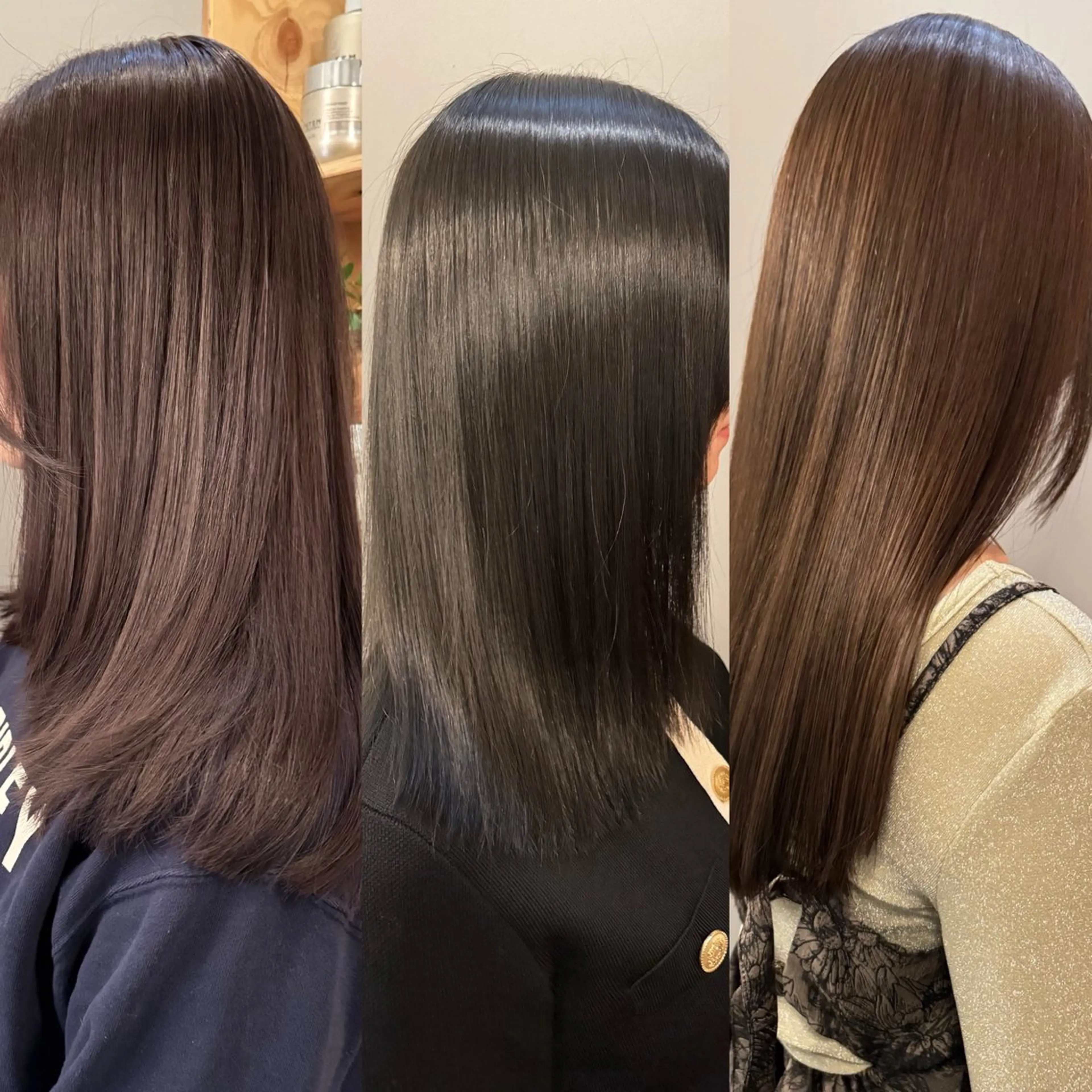🥉人気No.3🥉透明感カラー+ケアトリートメントの写真