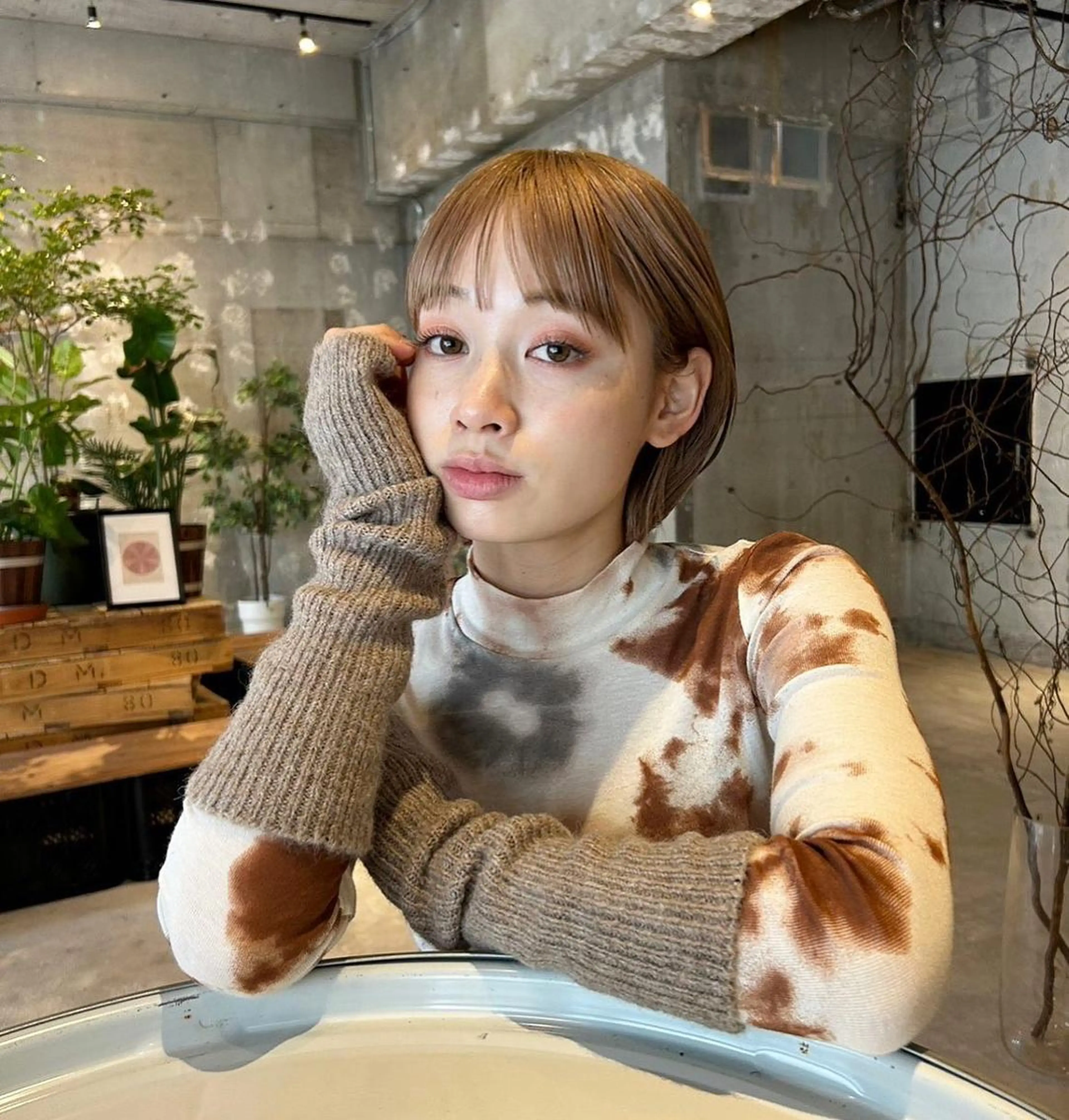 ショート ショートヘア 河原 亮のヘアスタイル