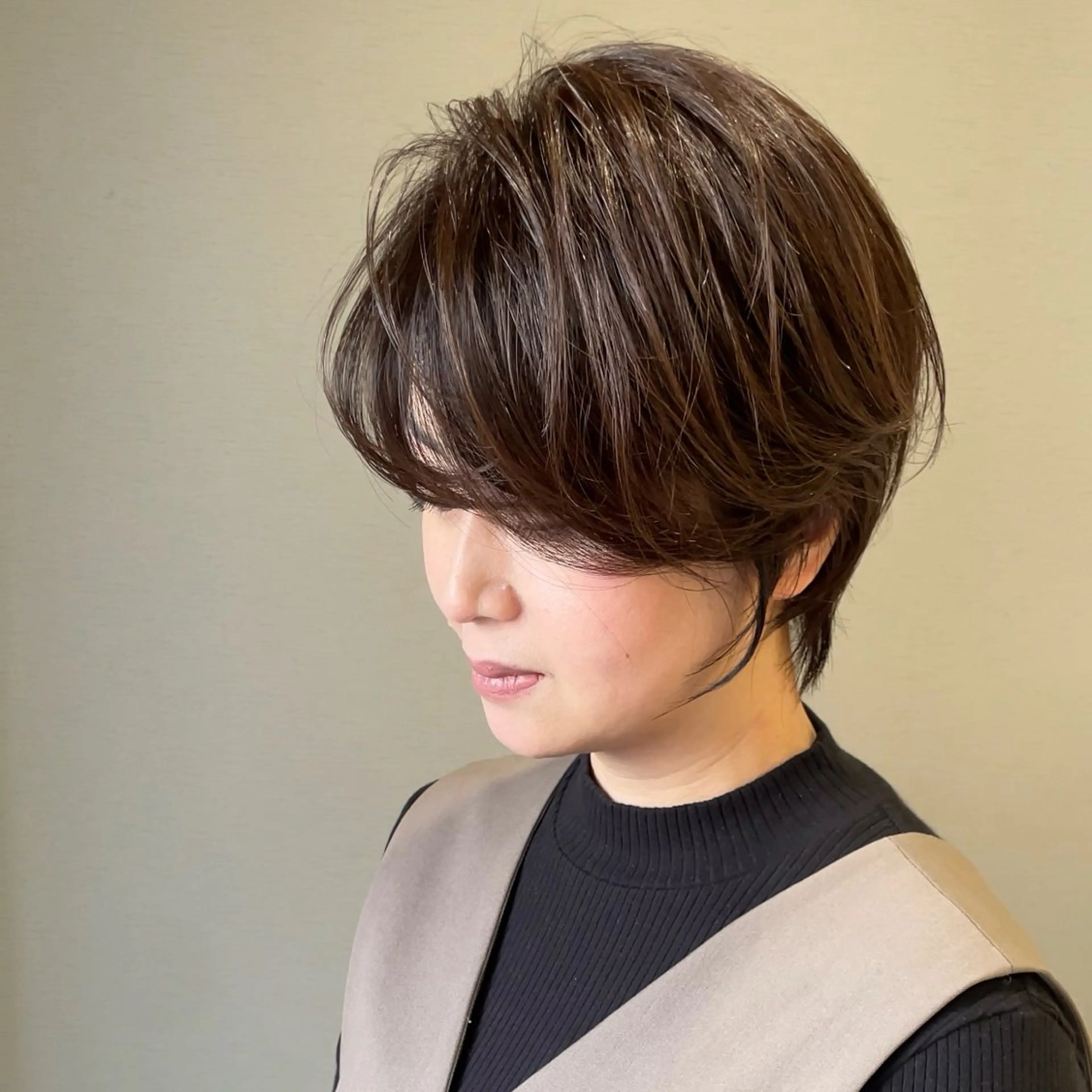 ショート 似合わせカット ショートヘア エマノン梅田茶屋町所属・✨艶髪ショート✨ 木場　裕由毅のヘアスタイル