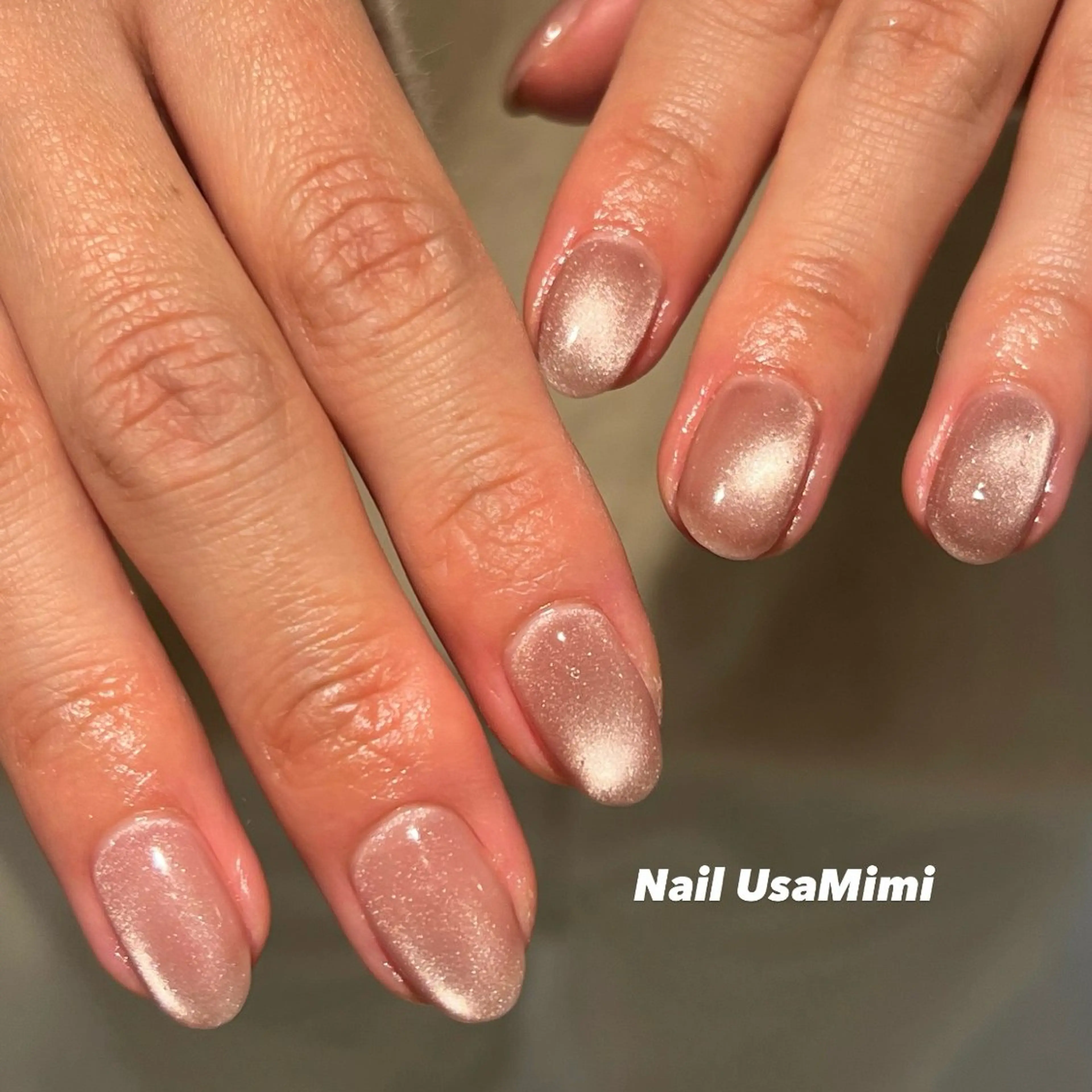 ネイル アートネイル ジェルネイル 韓国ネイル パラジェル ピンク ハンドネイル 本町NailUsa Mimi RIKOのネイルデザイン