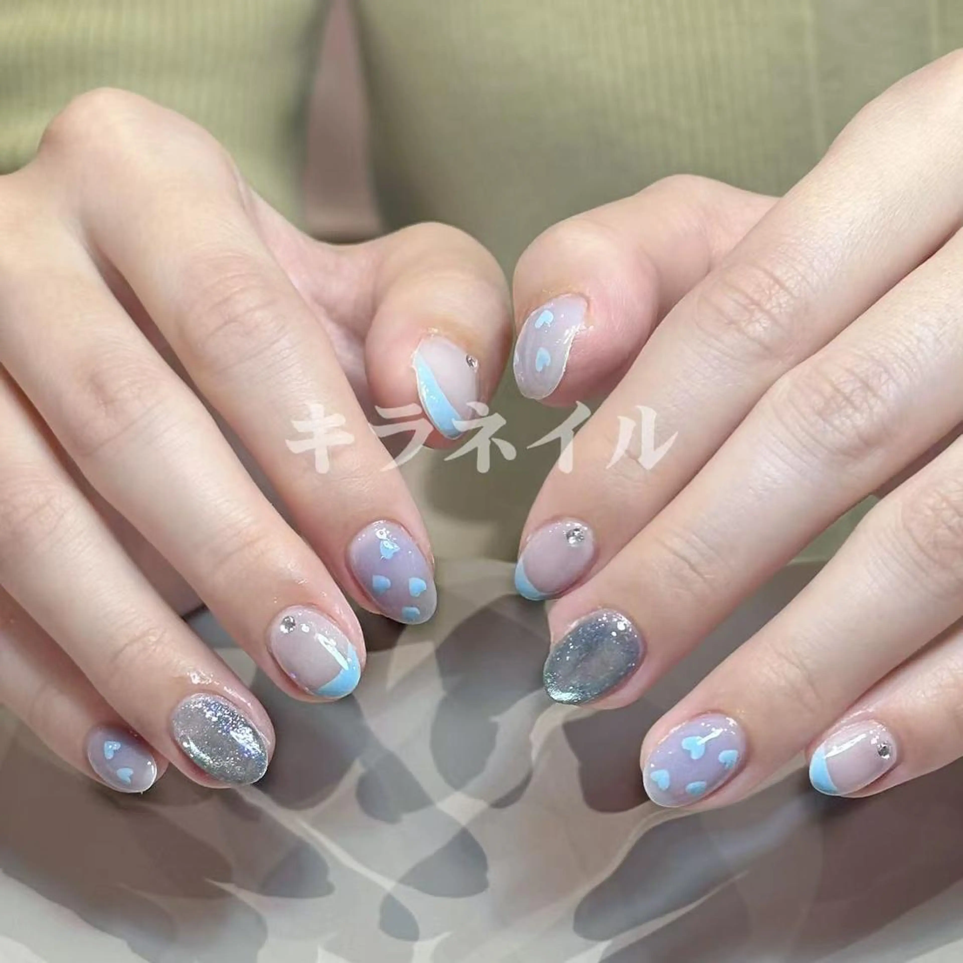 ネイル 💎渋谷💎 韓国風ネイルのネイルデザイン