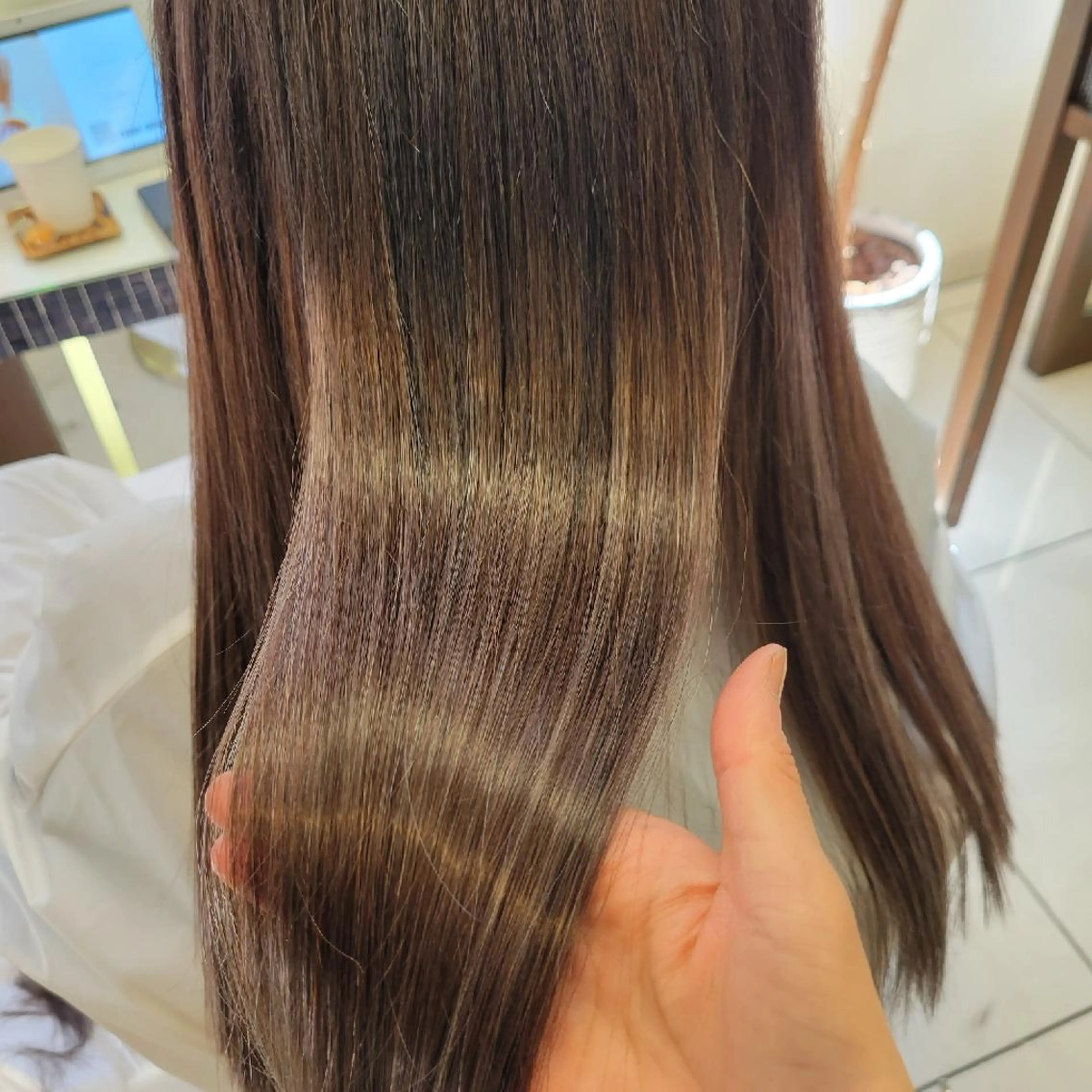 ロング ママ美容師まつげ 🤍まき🤍のヘアスタイル