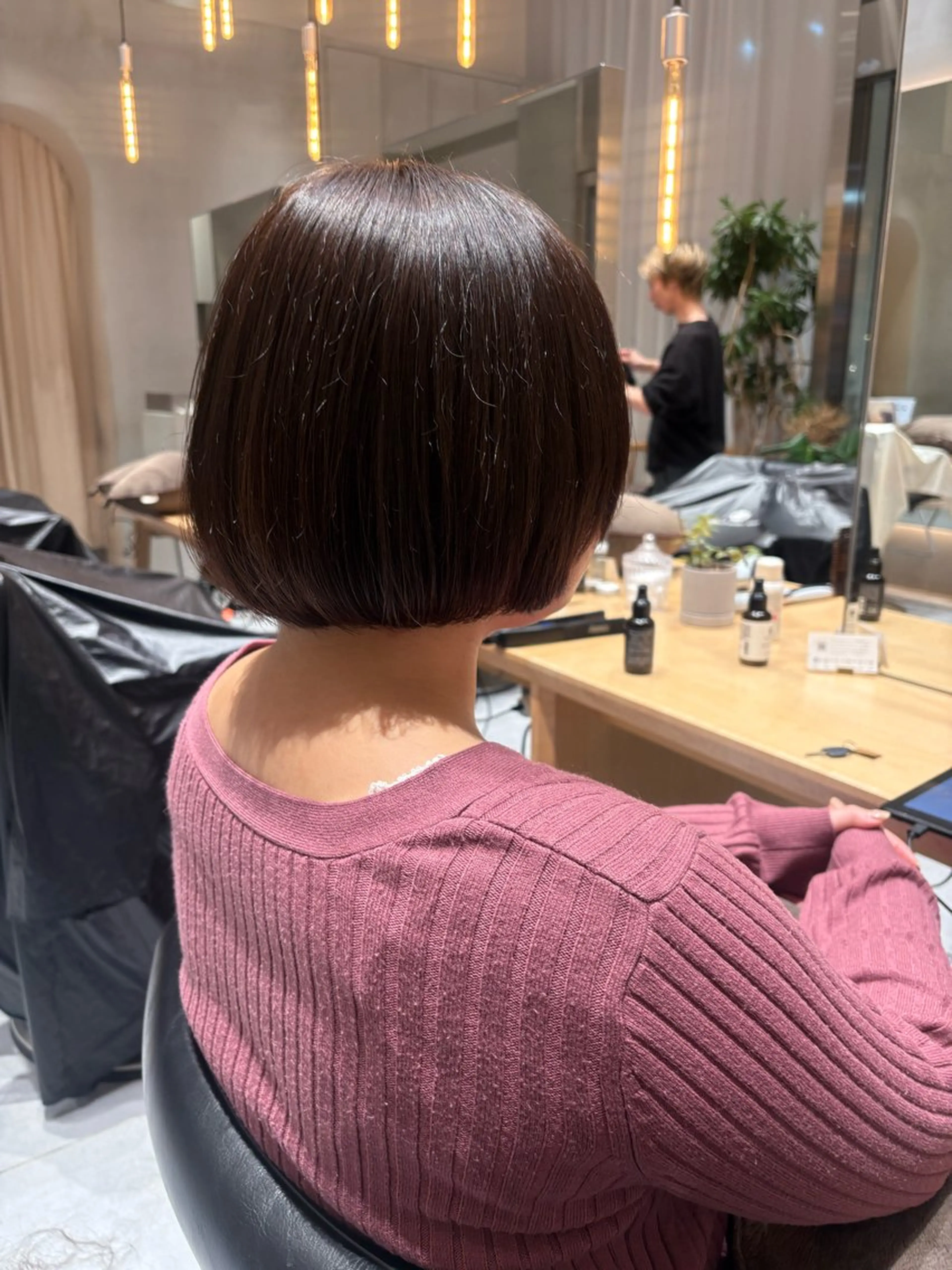 ミディアム ボブ ショートカット/ ハイトーン🪼風香のヘアスタイル