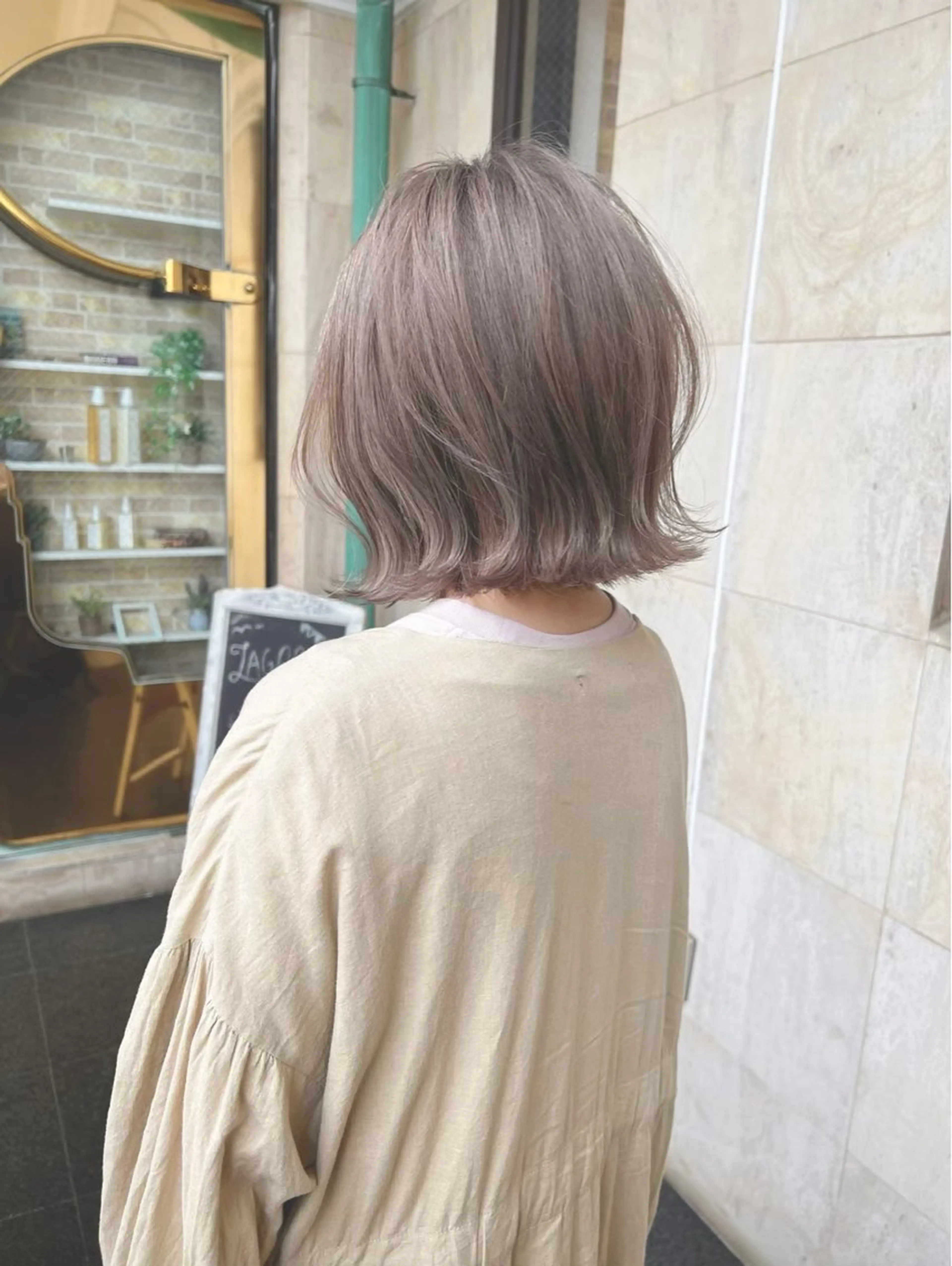 ミディアム ハイライト 髪質改善 縮毛矯正 トリートメント 艶髪/髪質改善/ NATSUKI🍯のヘアスタイル