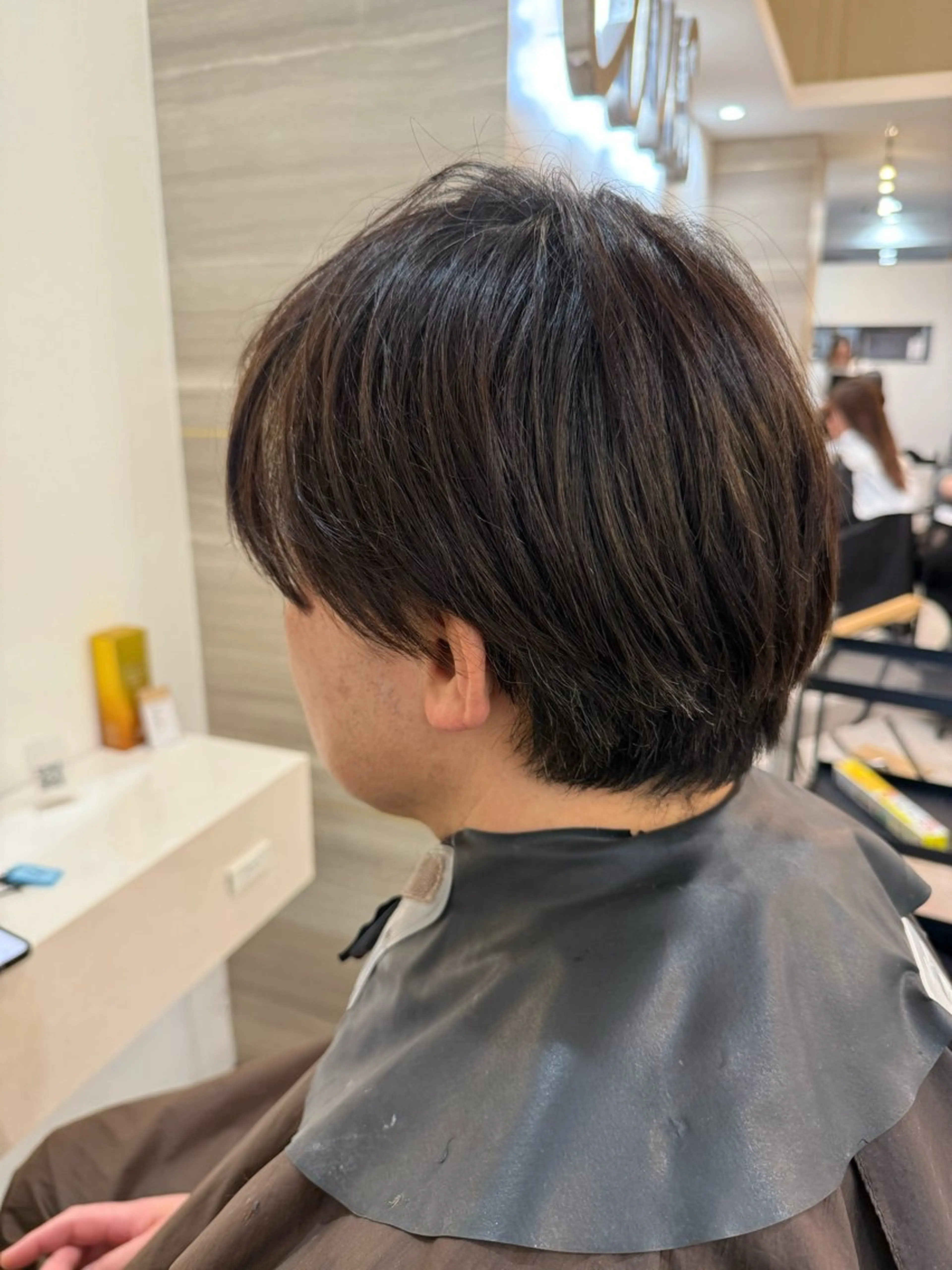 ショート カラー パーマ ショートヘア 🌼おとは🌻 Lovis 熊谷のヘアスタイル