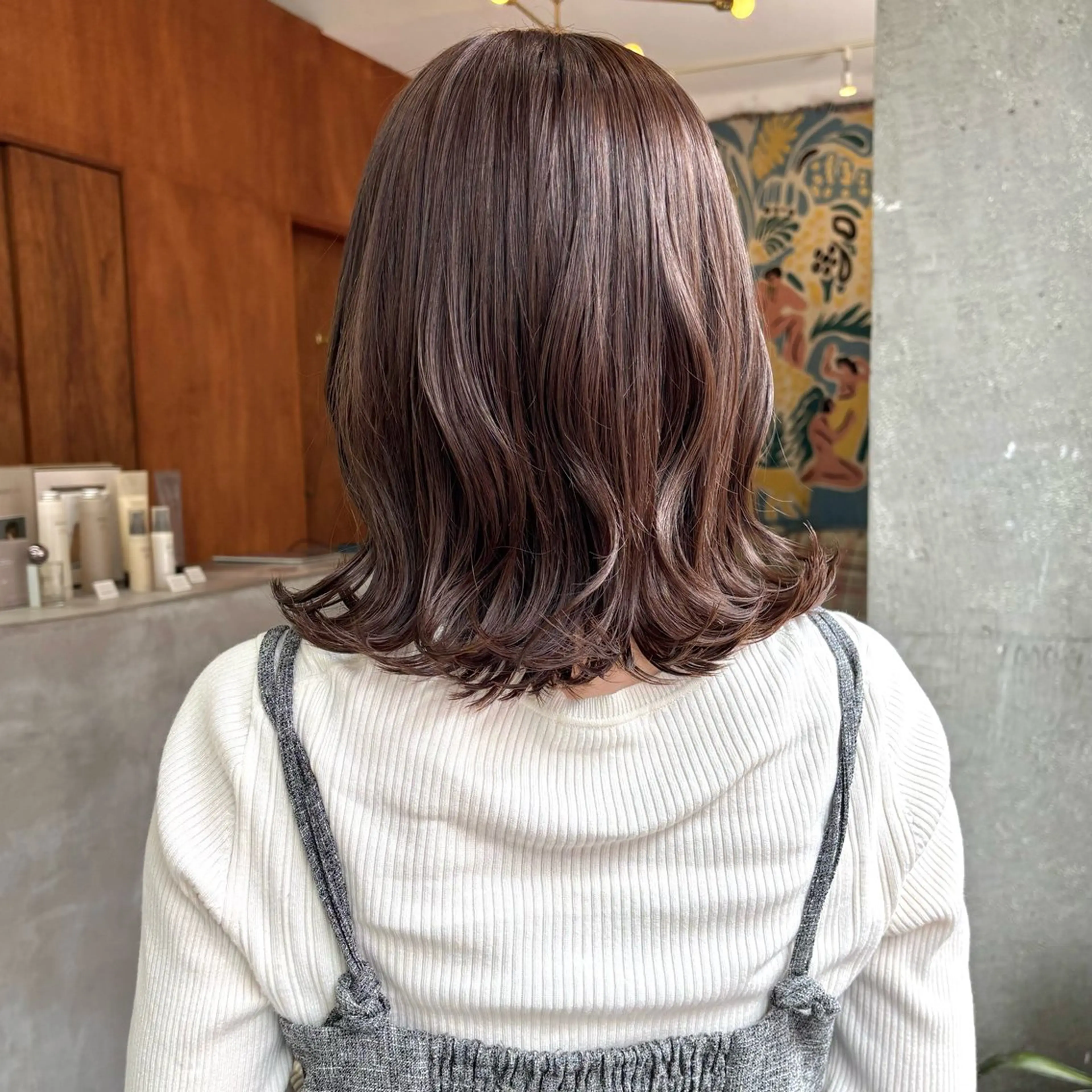 ミディアム Apero【アペロ】所属・パーマ/暖色/ボブ イワタテ🇰🇷のヘアスタイル