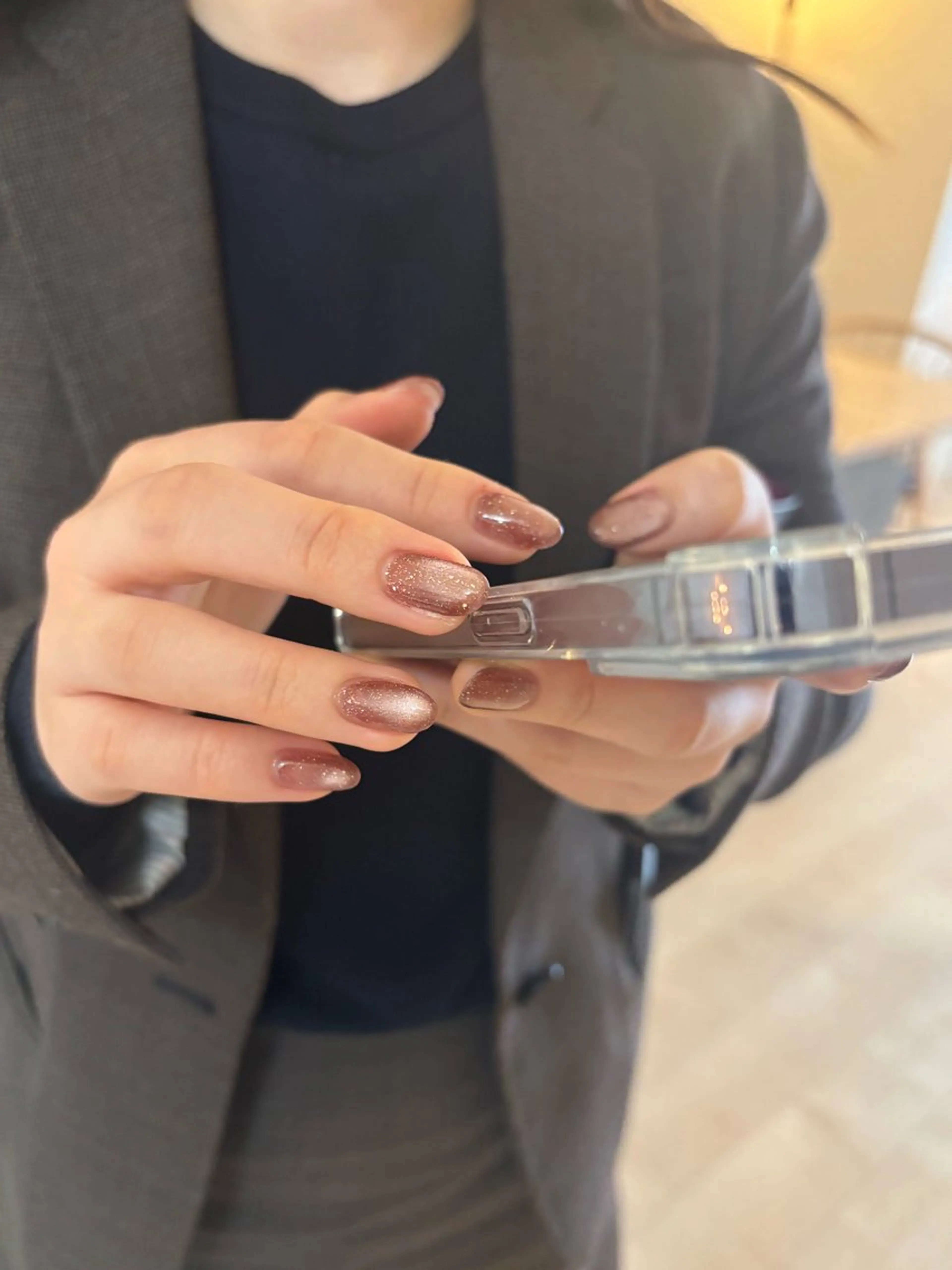 ネイル フラッシュネイル マグネットネイル ハンドネイル Elio所属・Elio 国泰寺のネイルデザイン