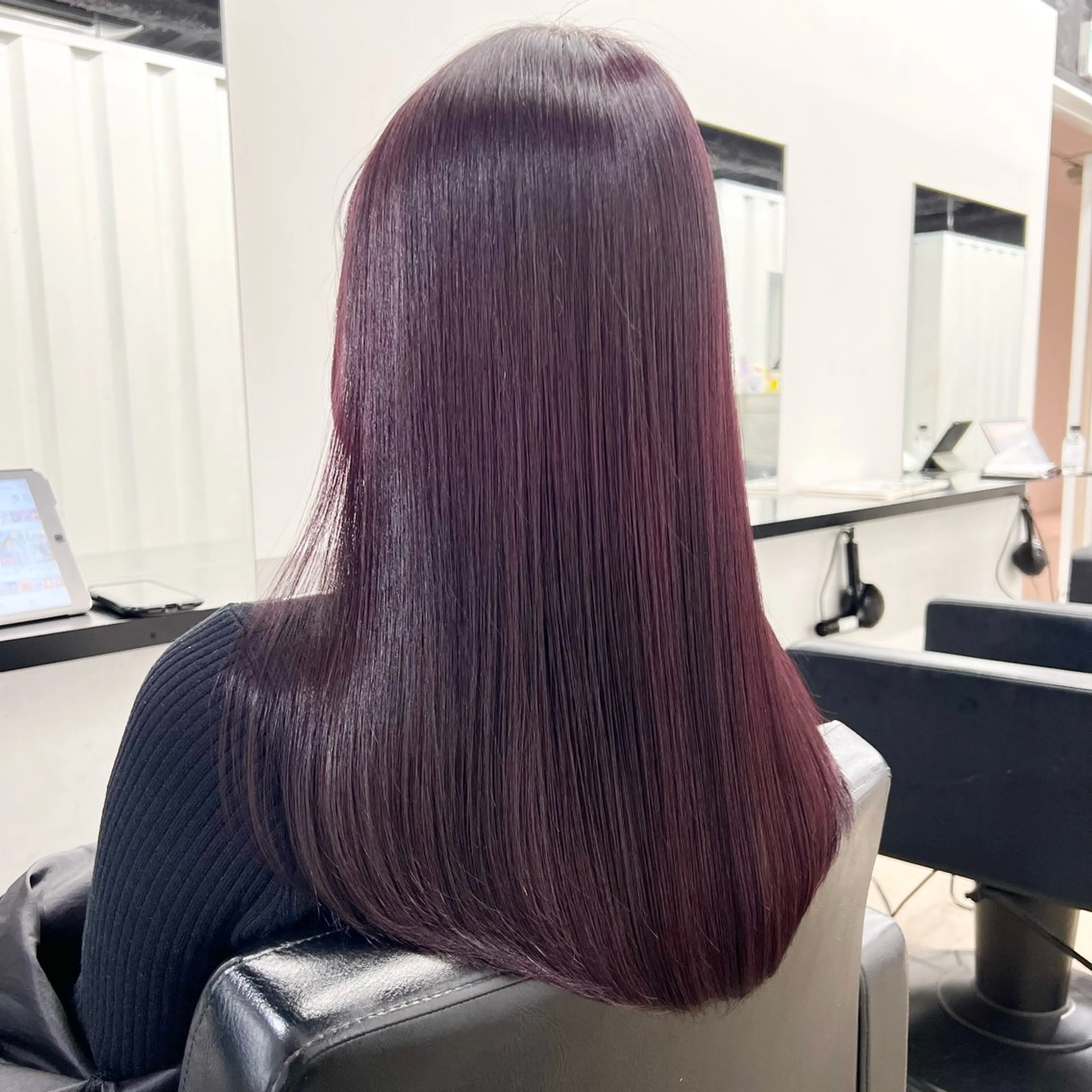 カラー ブリーチ ブリーチなしカラー レッドカラー 原宿//-KOKO- MOENOのヘアスタイル