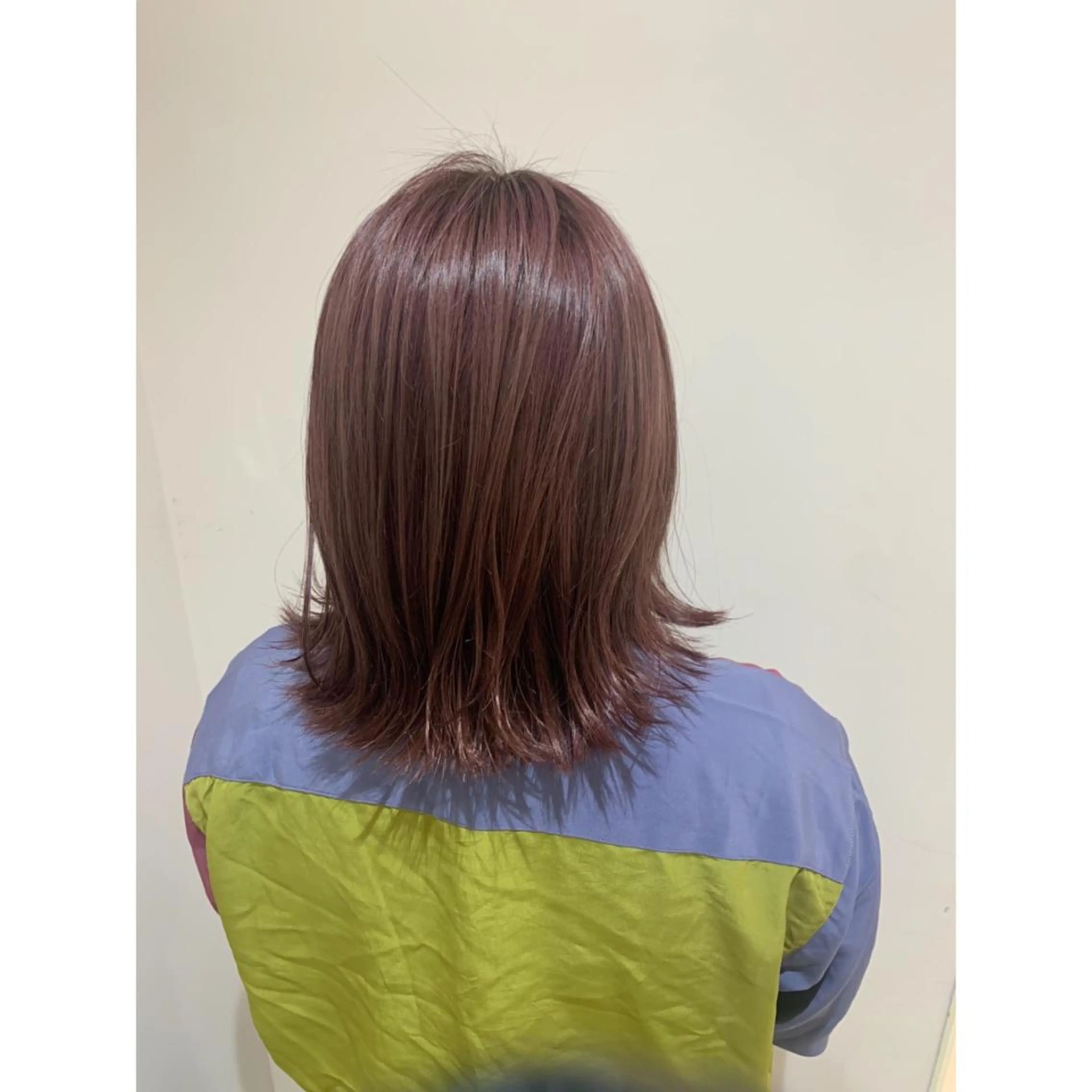 カラー ピンクカラー 韓国ヘア 🎀中川綾乃🎀のヘアスタイル