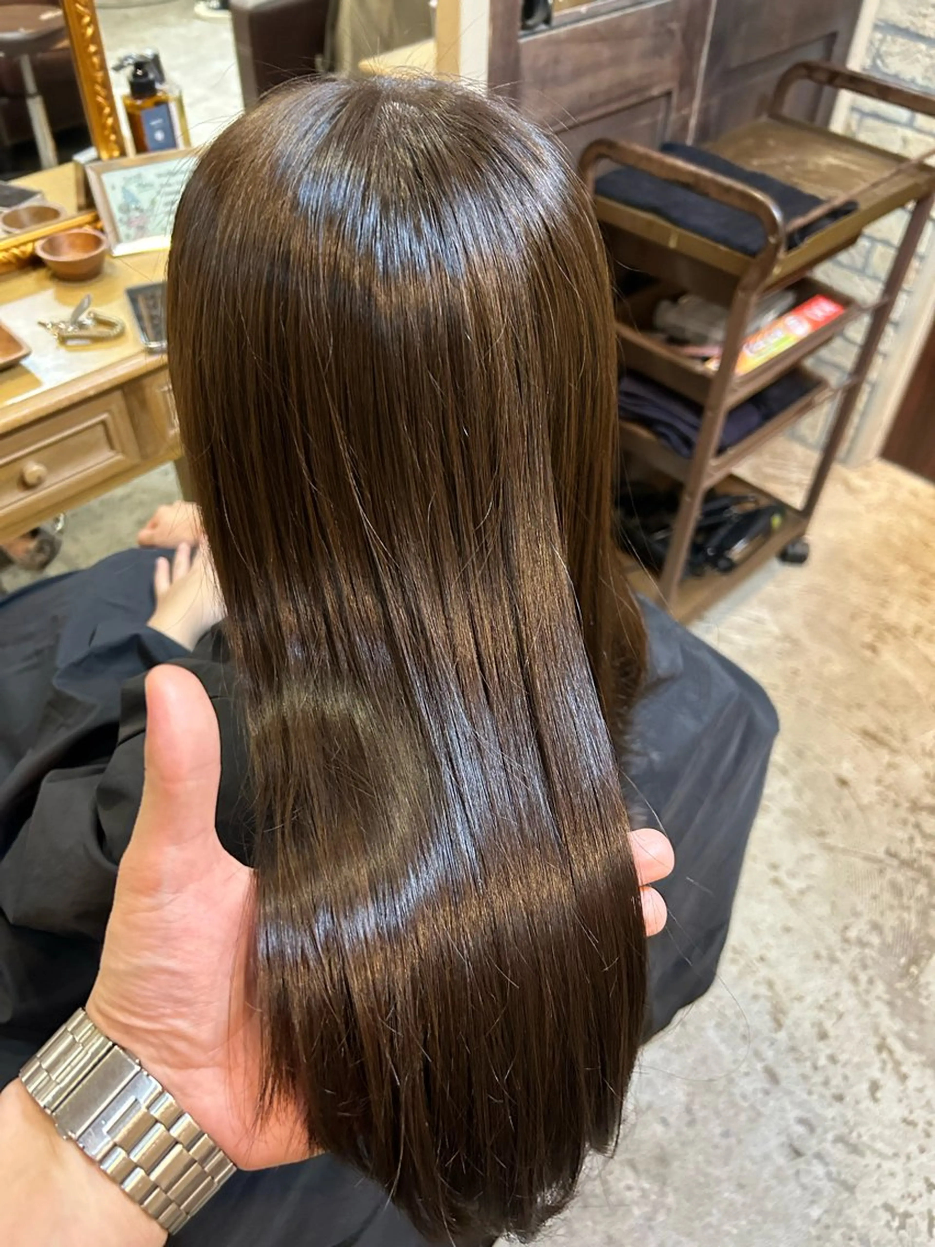 ロング カラー 小澤 一稀のヘアスタイル