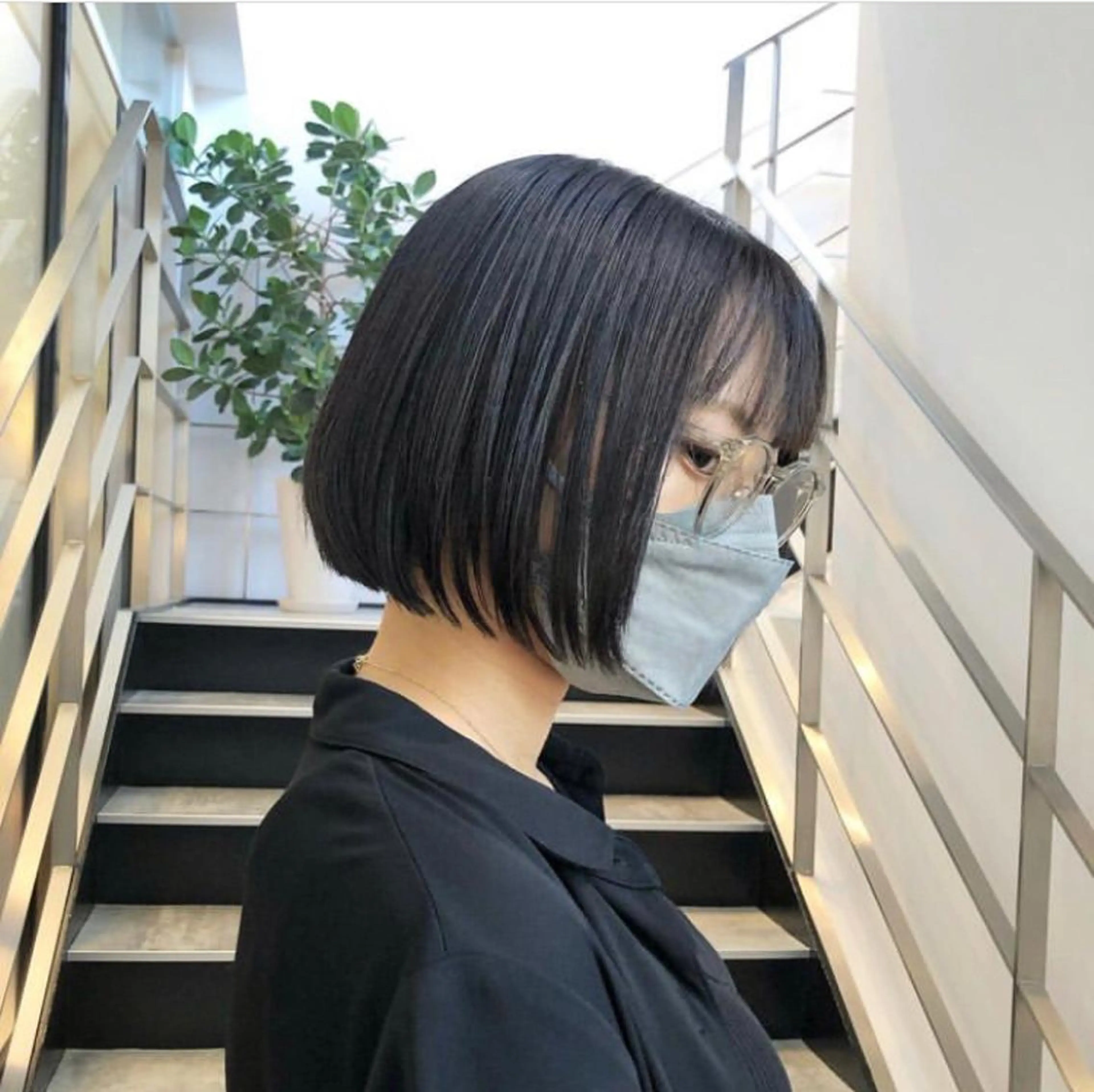 ミディアム カラー パーマ ヘアアレンジ メンズ キッズ ショートボブ 黒髪 ボブ ストレートパーマ GOTODAY SHAiRE SALON (原宿本店)所属・stylist 🎀 kanaのその他イメージ