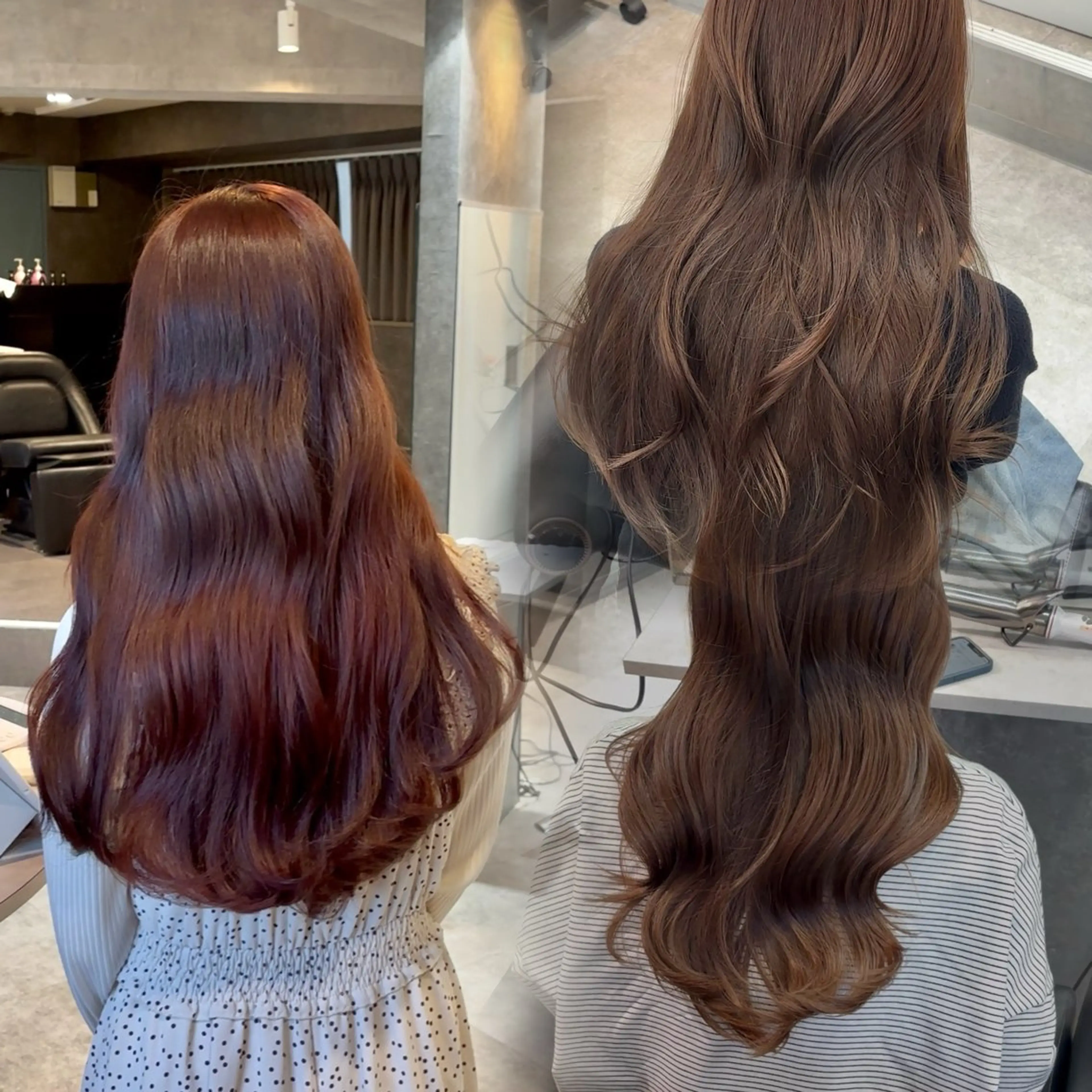ロング くびれヘア 顔周りカット 髪質改善 韓国風ヘア レイヤーカット ヘアカラー トリートメント 韓国風/透明感カラー 髪質改善/ayacaのヘアスタイル