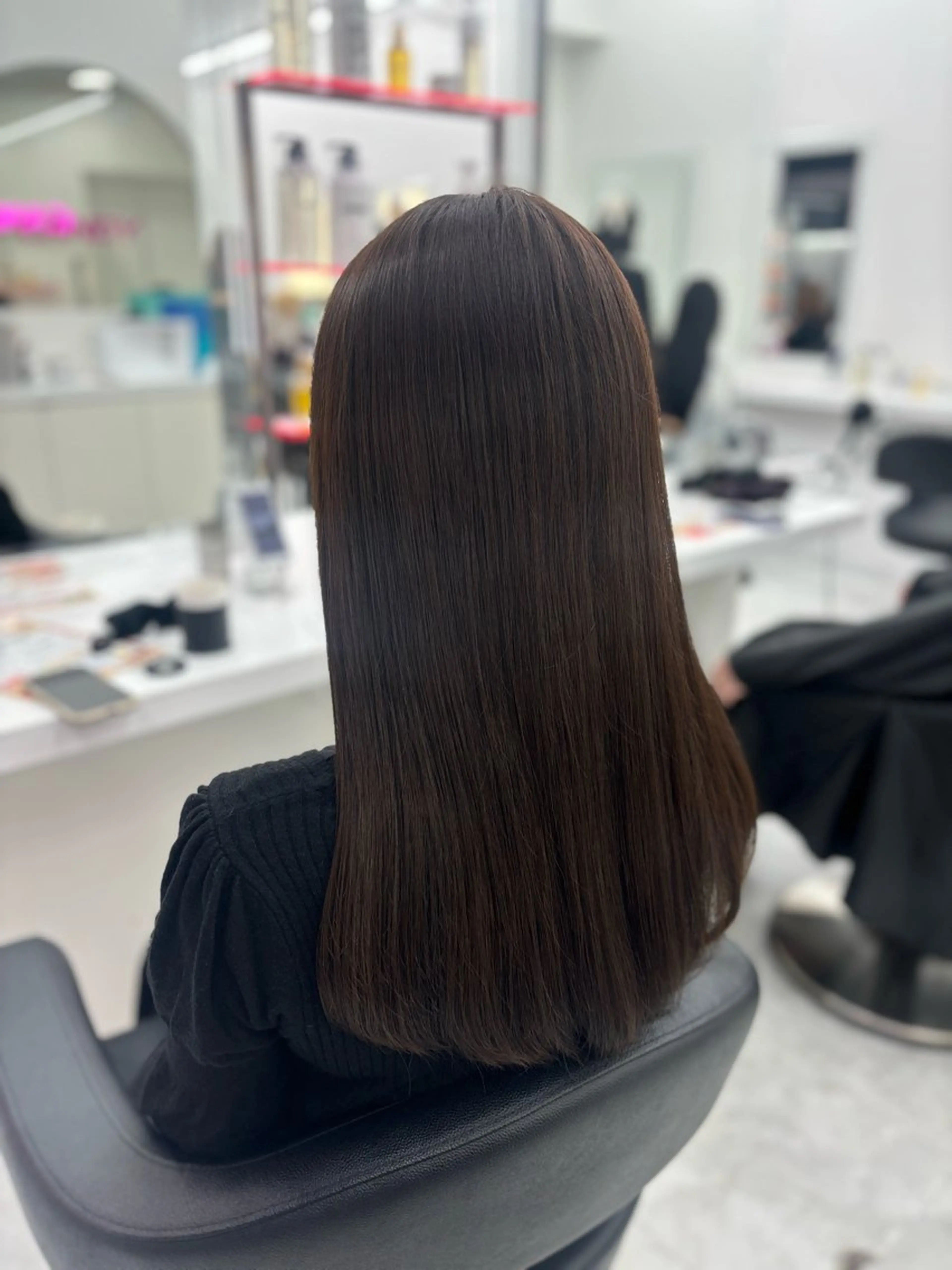 セミロング カラー ヘアカラー トリートメント 🤍レイヤー/顔周り 暖色hirari🤍のヘアスタイル