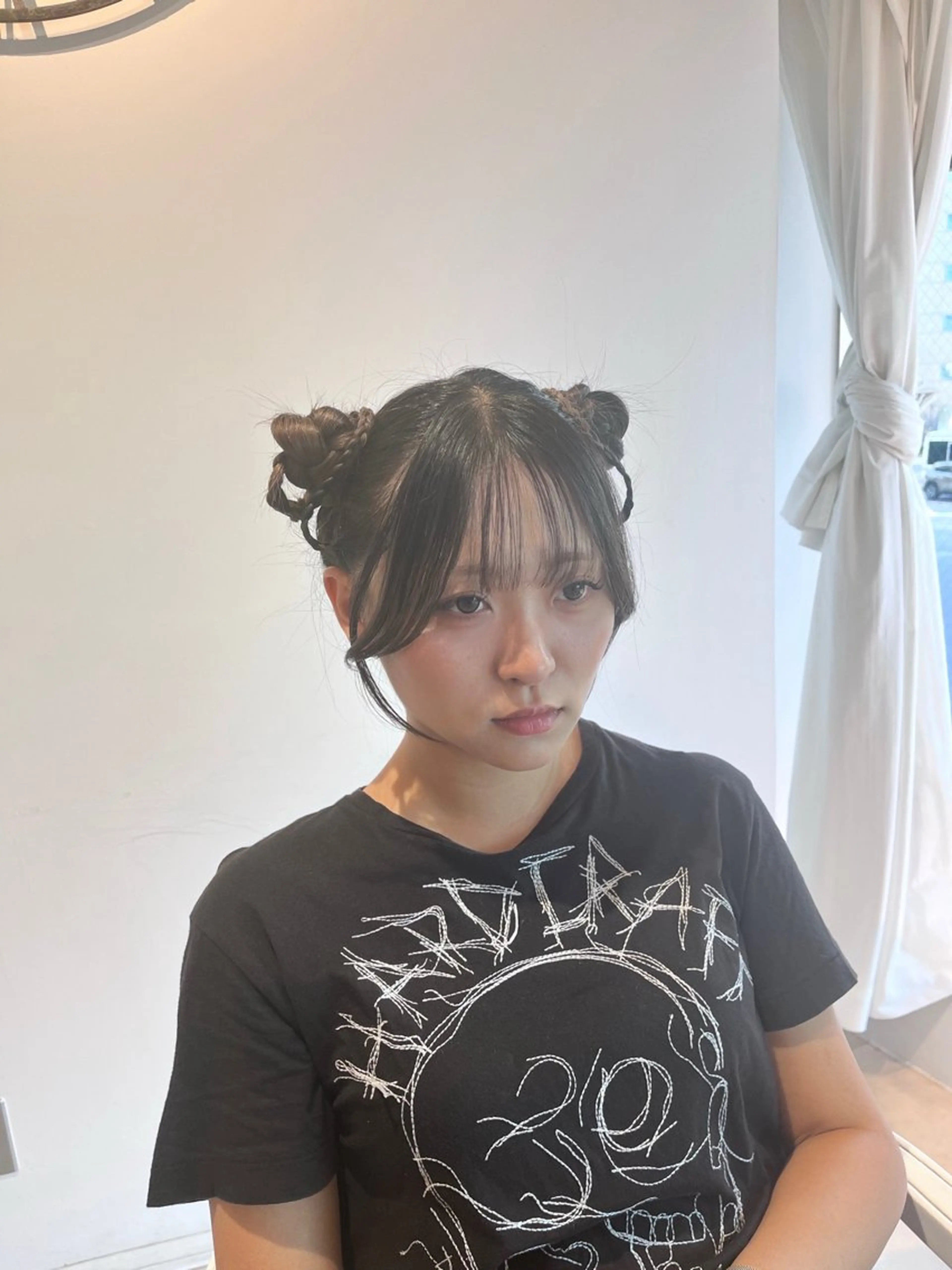 セミロング ヘアアレンジ ヘアセット CreBiA🫧名駅 馬場のヘアスタイル