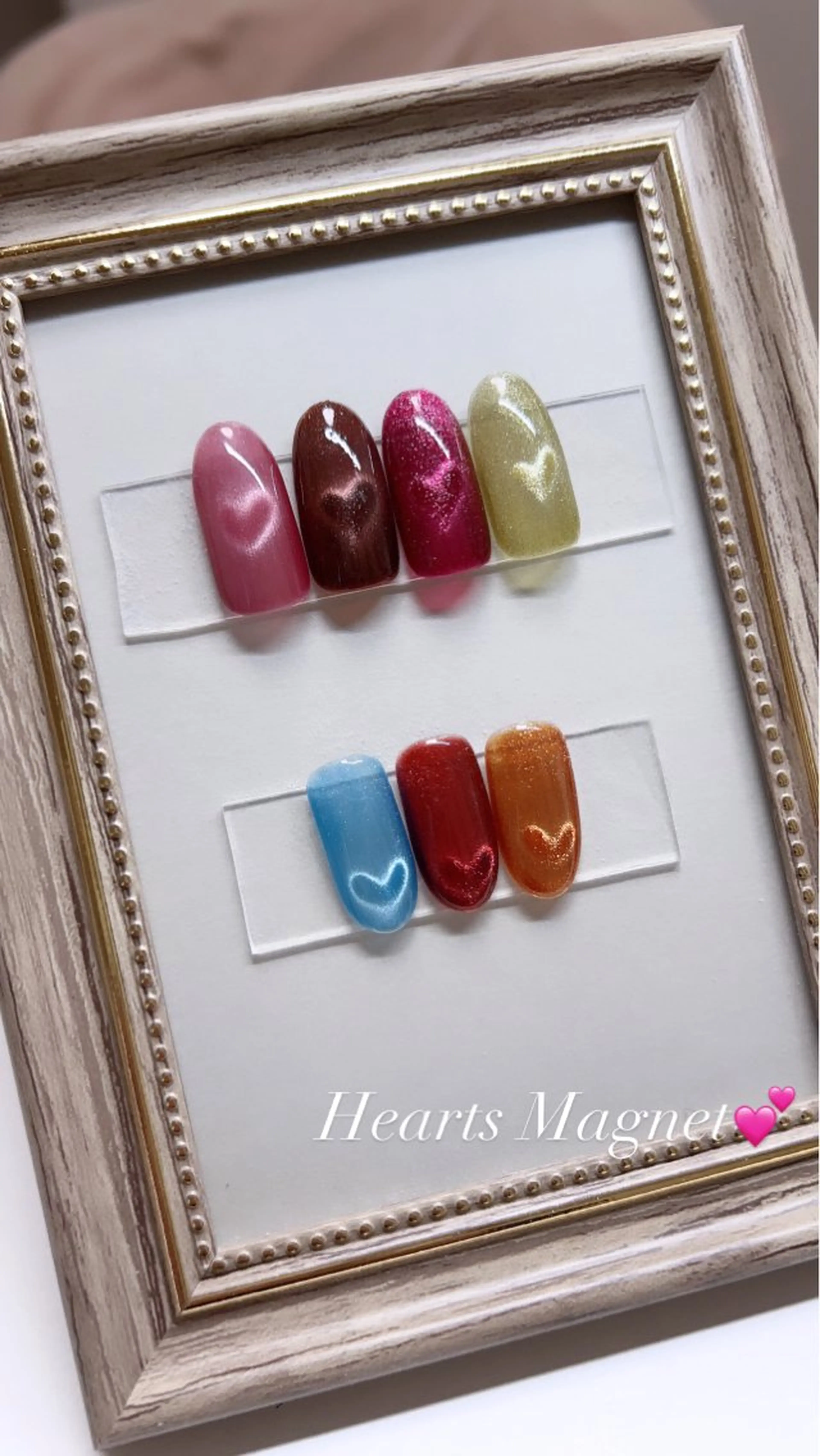 ネイル ハート マグネットネイル Nail salon suu所属・Nail salon suuのネイルデザイン