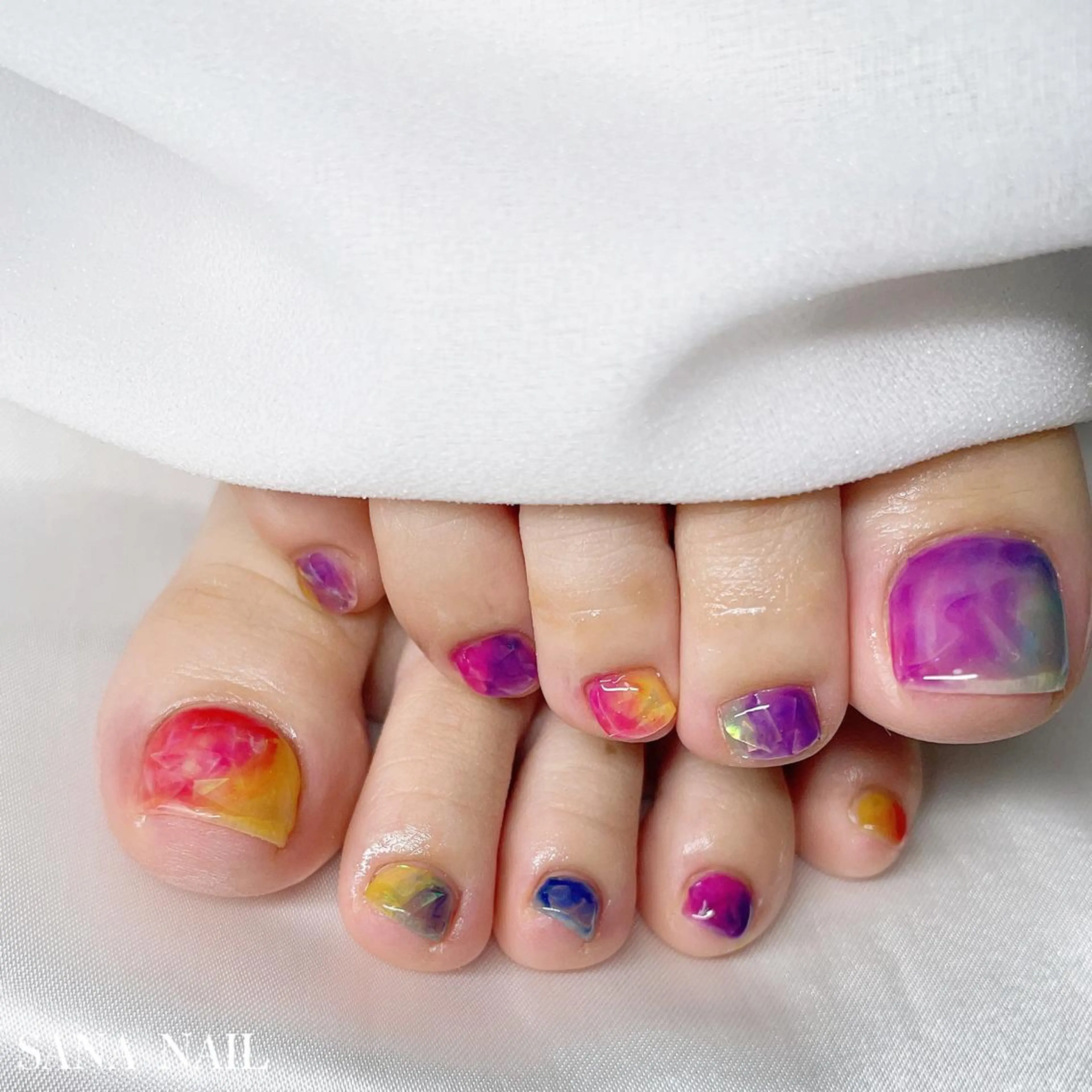 ネイル フットネイル nailsalon SANANAILのネイルデザイン