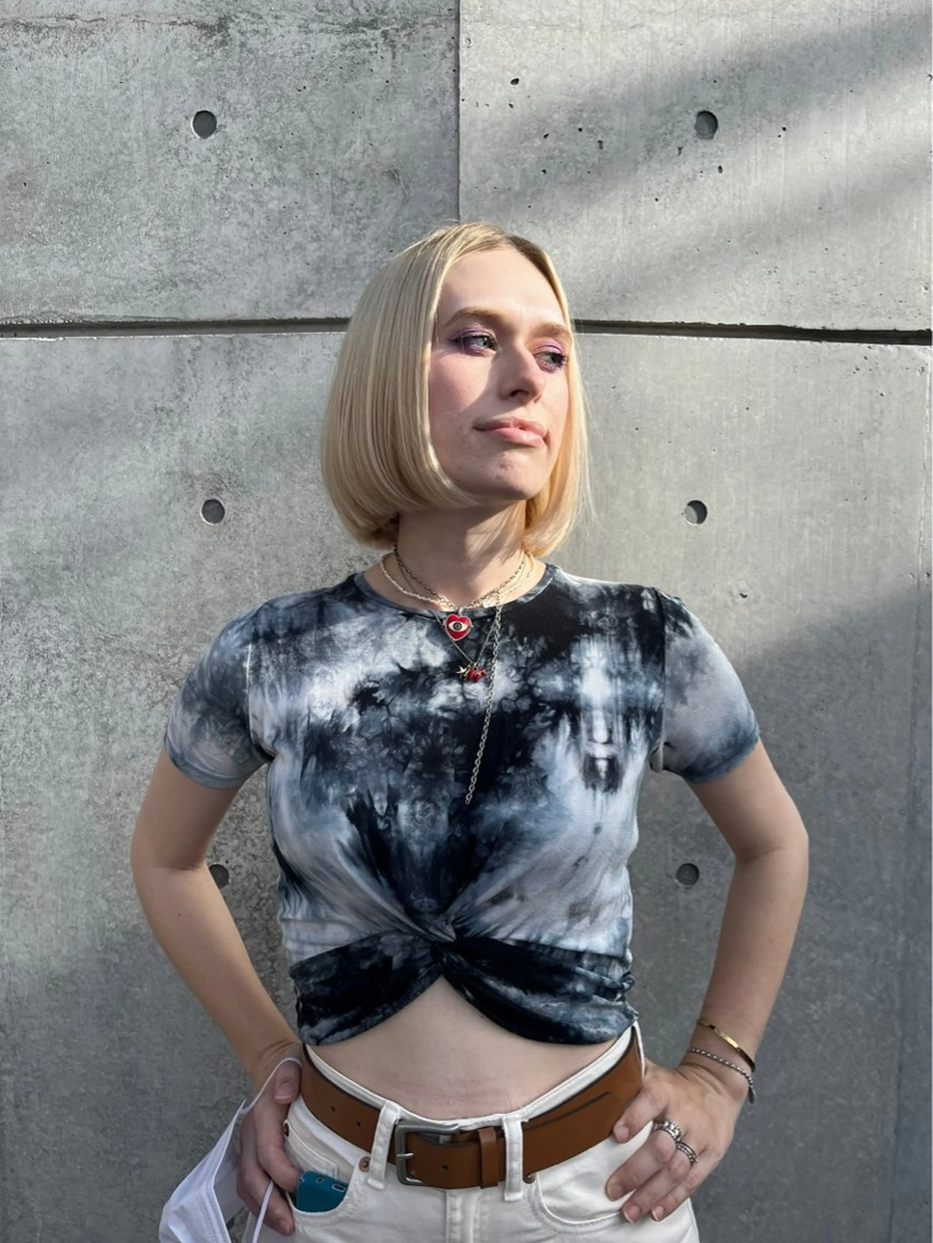 ショート カラー ブロンド ボブ レイヤー/艶髪/ 髪質改善/YUYAのヘアスタイル