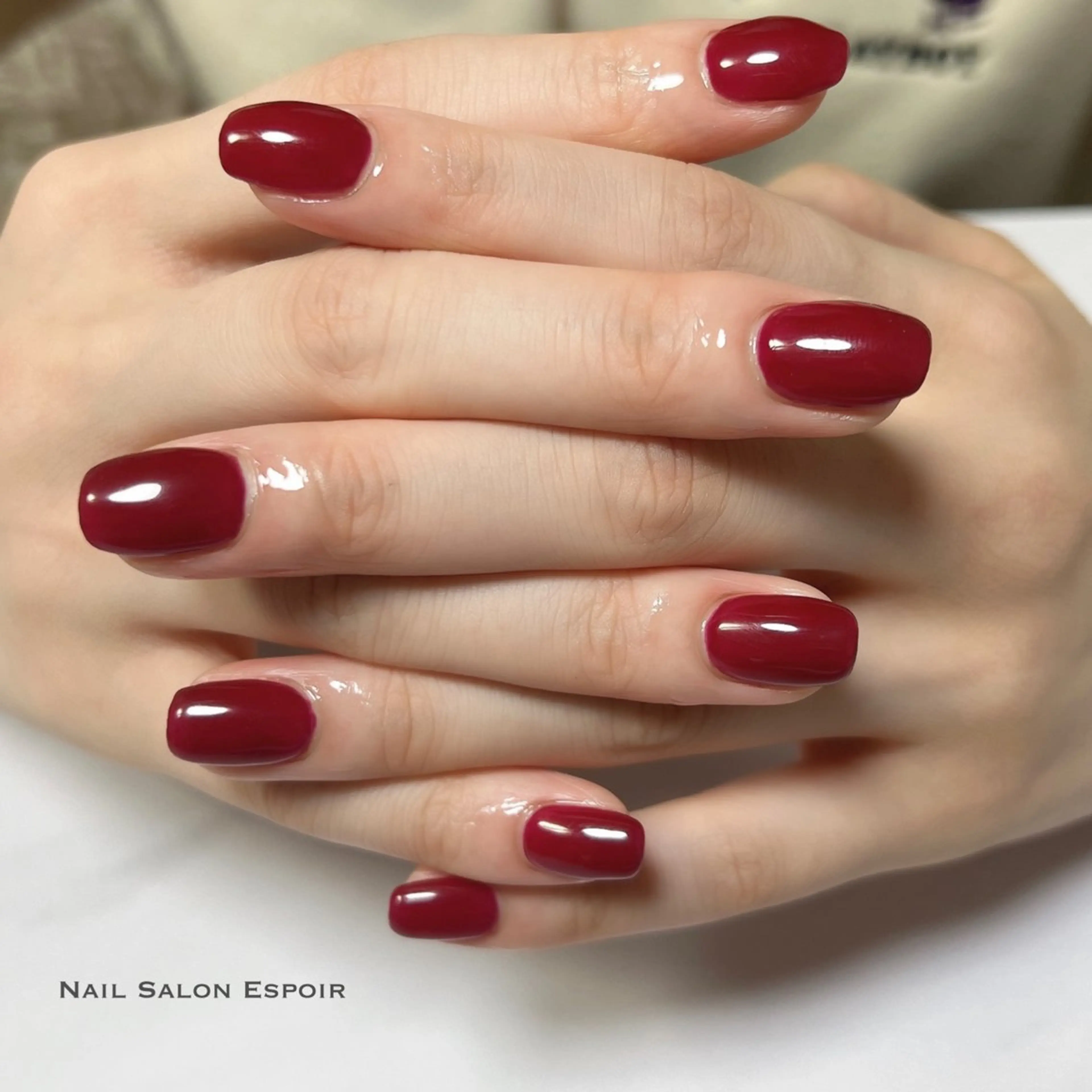 ネイル ワンカラーネイル ハンドネイル Nail Salon Espoir所属・上條 優希のネイルデザイン