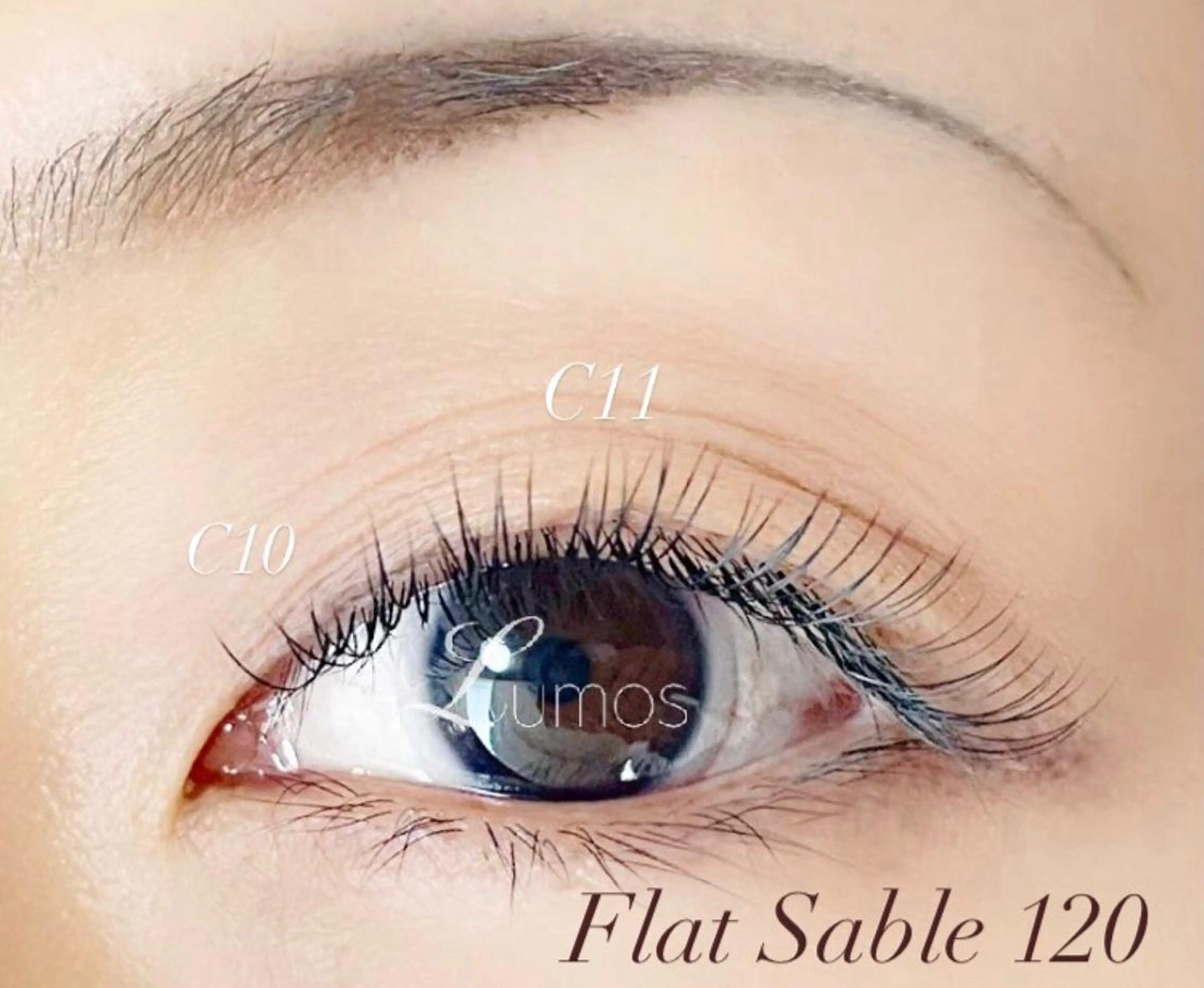 マツエク・マツパ フラットラッシュ マツエク Lumos nail&eyelash所属・Lumos Ayakaのマツエク・マツパデザイン