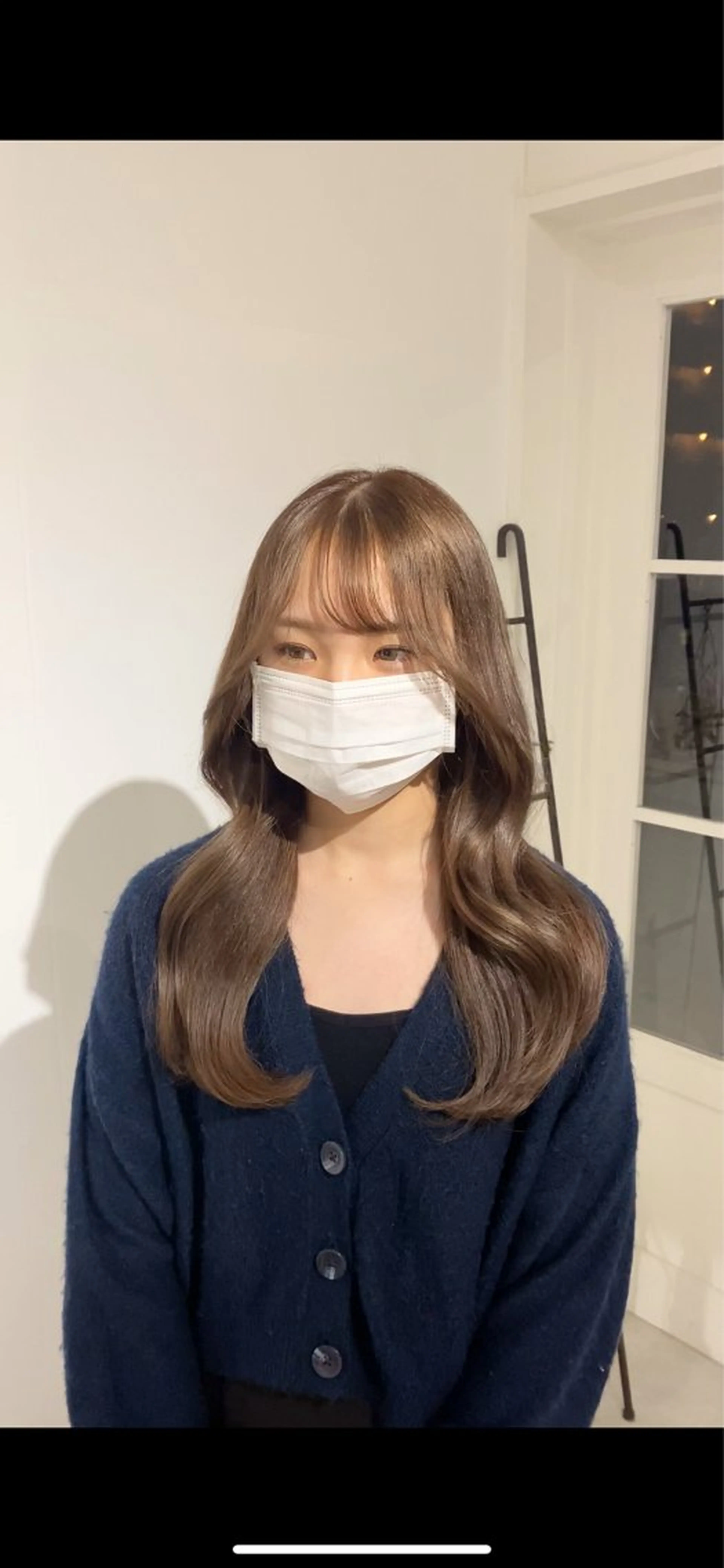 ロング ヘアカラー トリートメント 鳴海 稜真のヘアスタイル