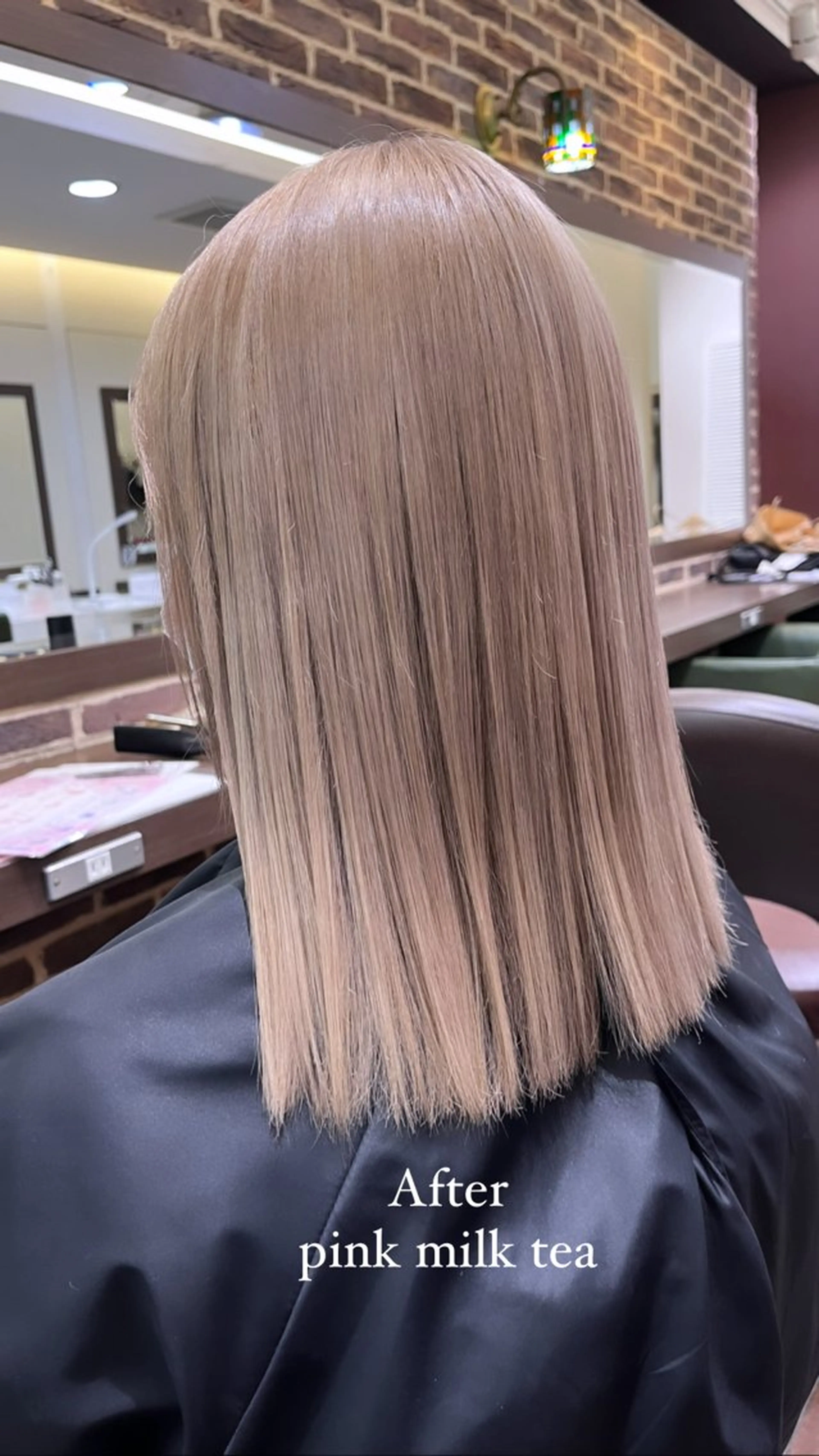 ロング カラー 縮毛矯正 酸性ストレート 🤍🎀honokaのヘアスタイル