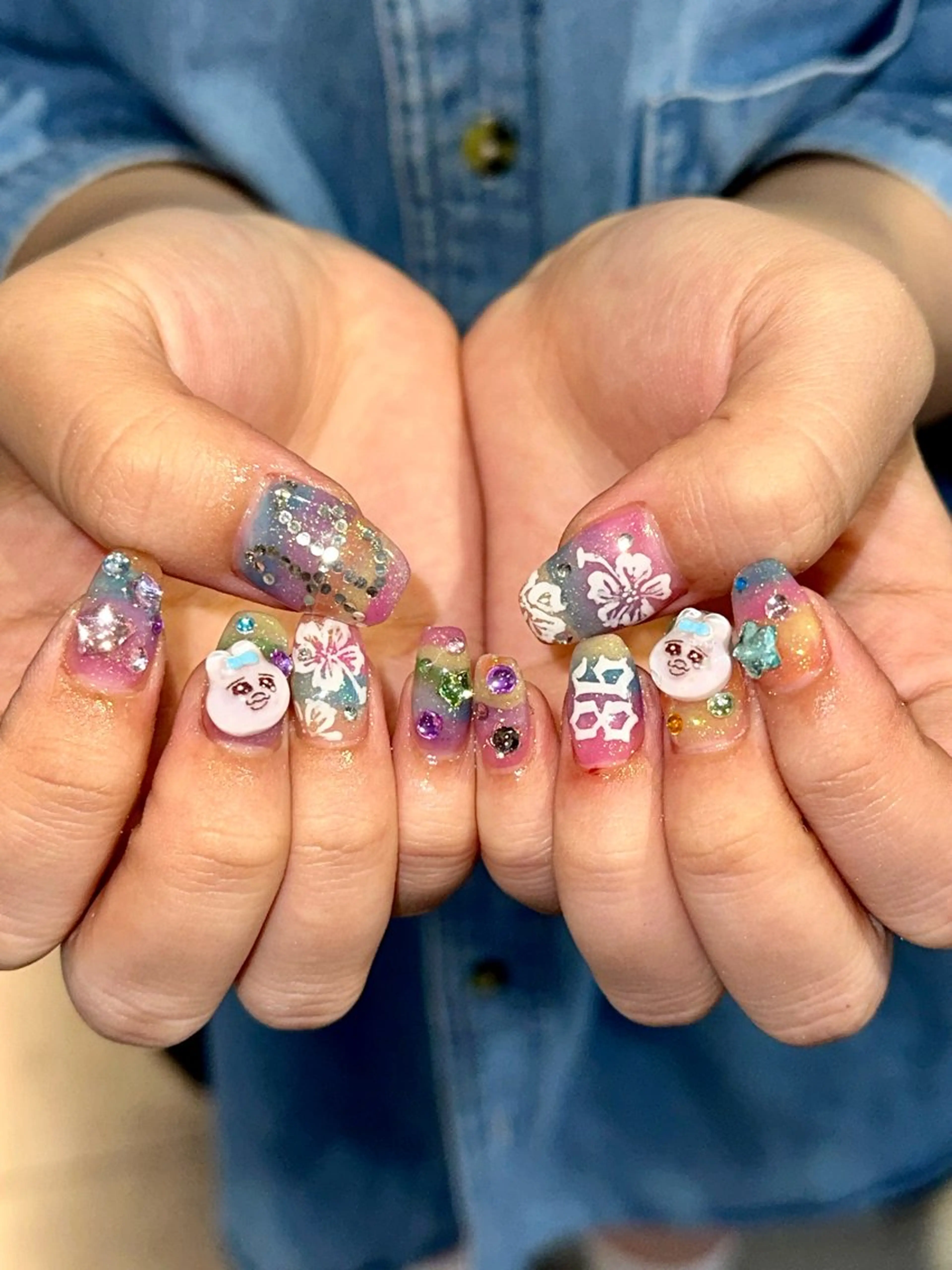 ネイル ハイトーン特化 pepe🎀のヘアスタイル