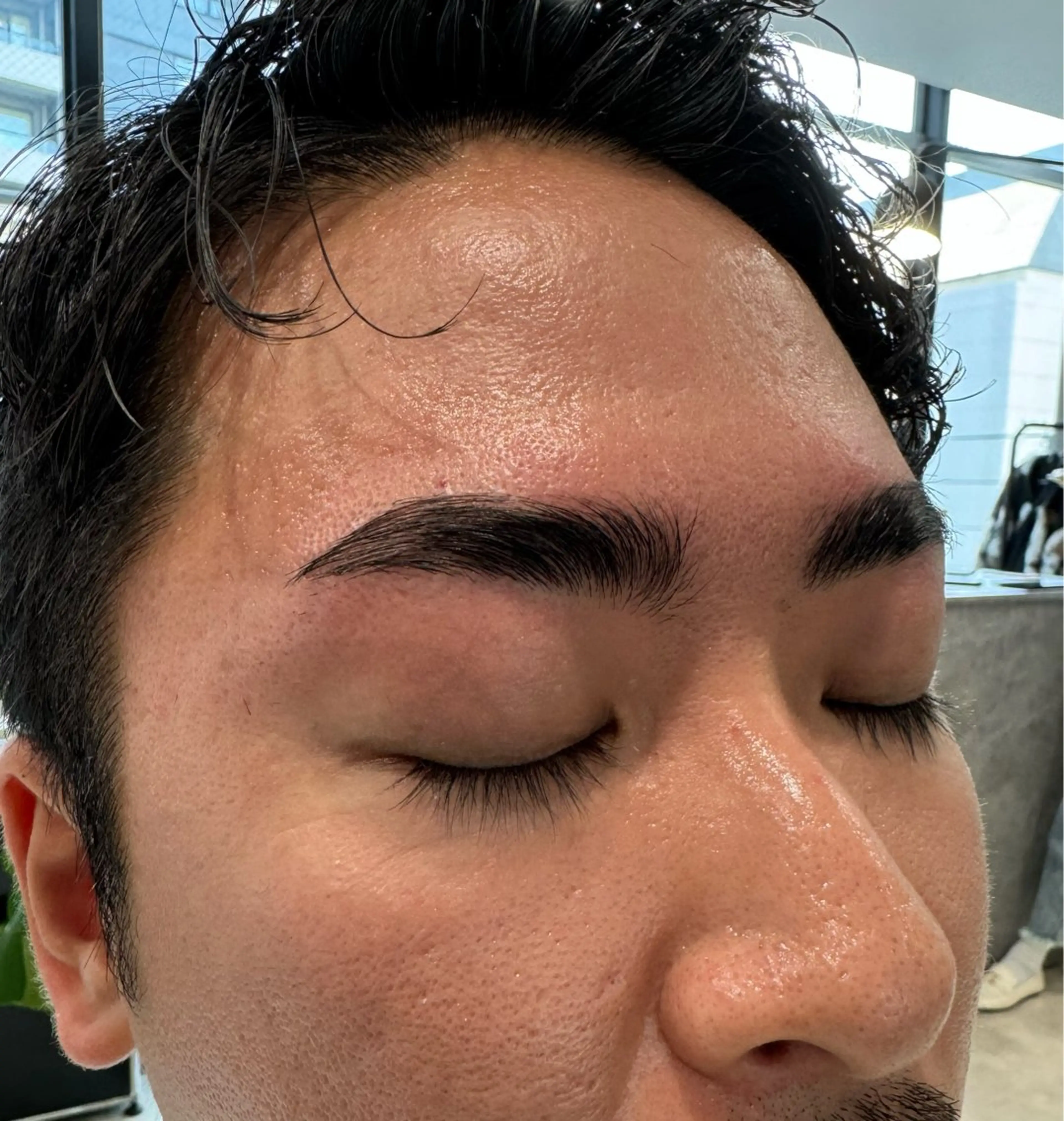 メンズ アイブロウ メンズアイブロウ ワックス脱毛 その他(アイブロウ) Hémireve Shirokane所属・Men’s眉🩵 EMIのエステ・リラクイメージ