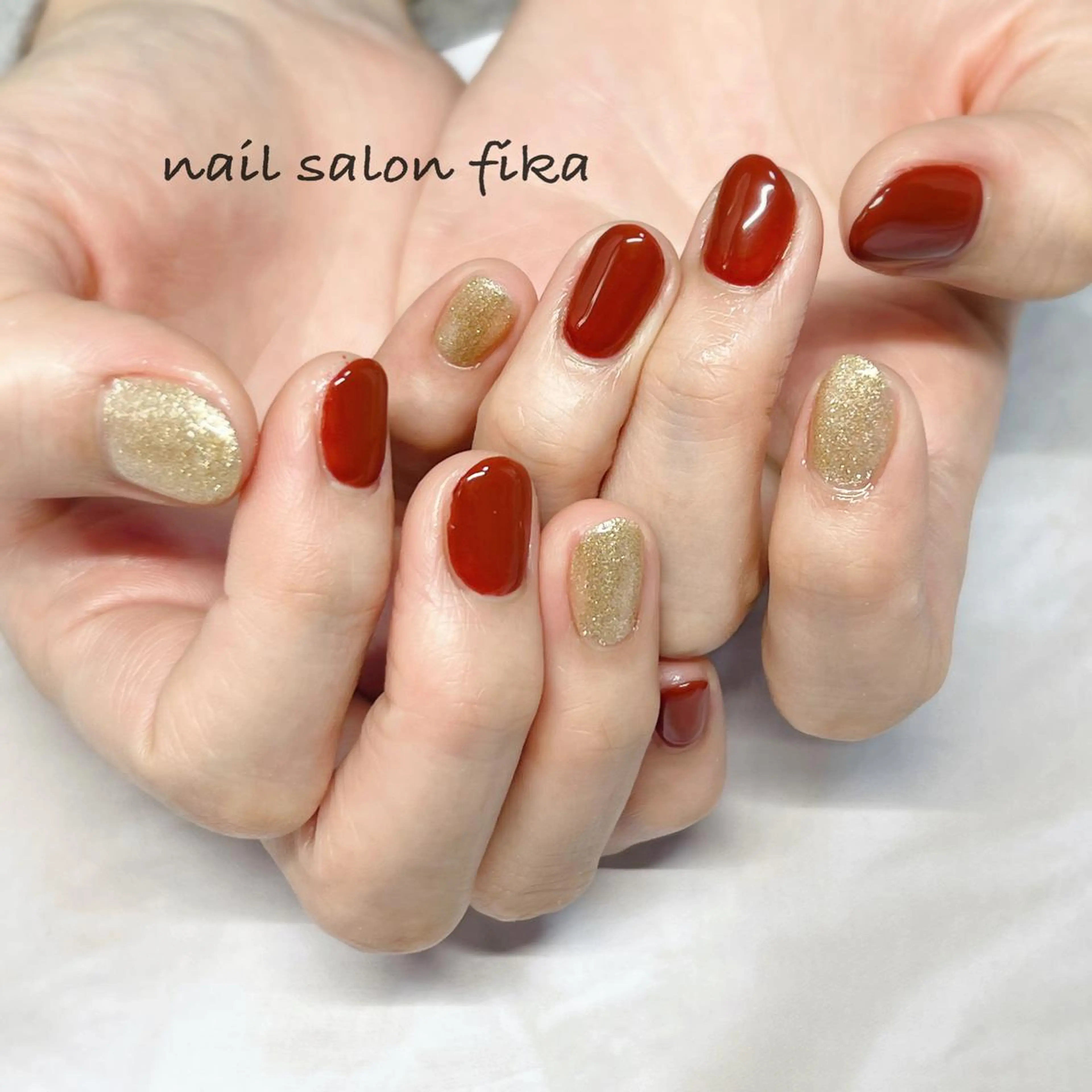 ネイル ワンカラーネイル nail salon fikaのネイルデザイン