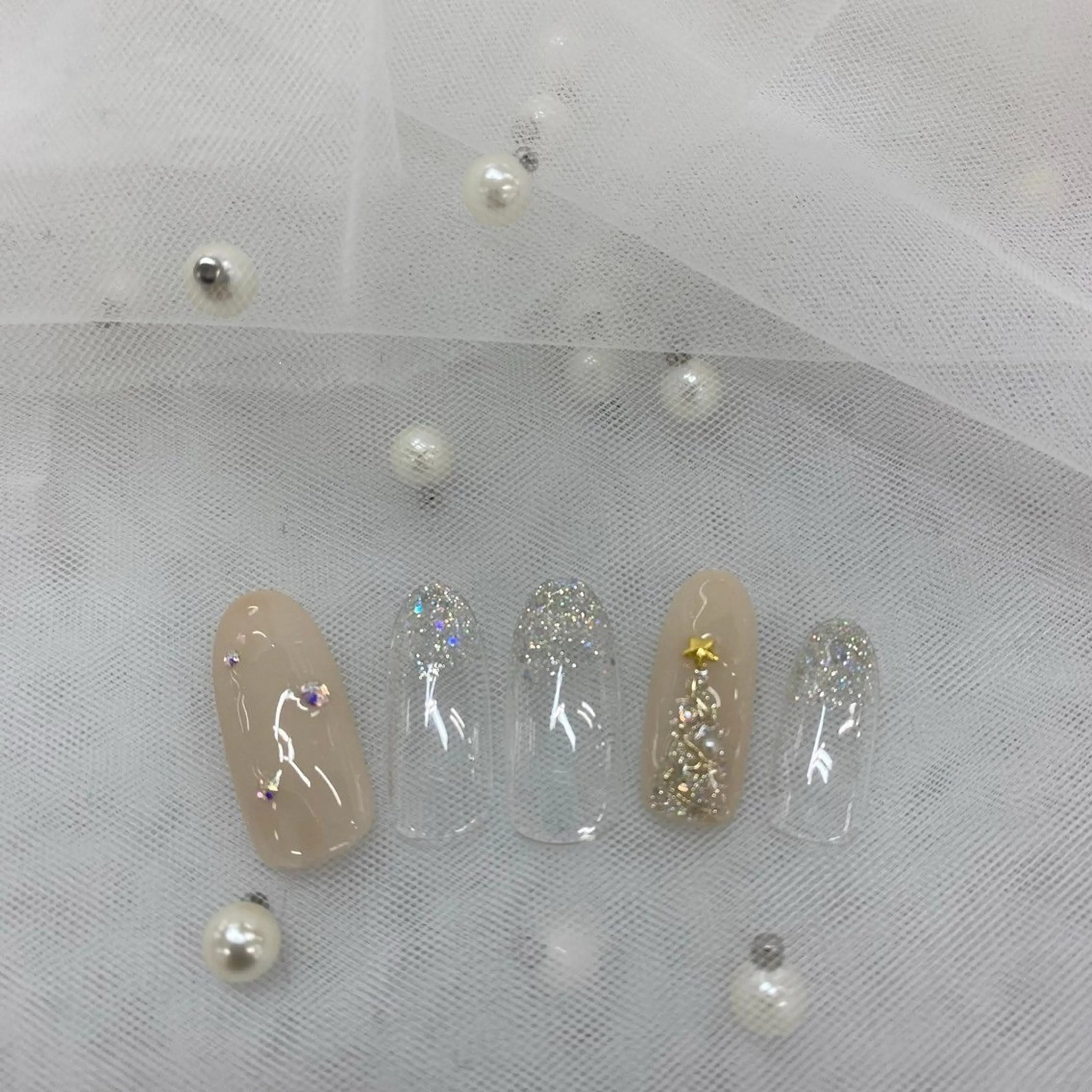 ネイル ⭐︎休業中の練習⭐︎ JNA認定講師髙橋のネイルデザイン