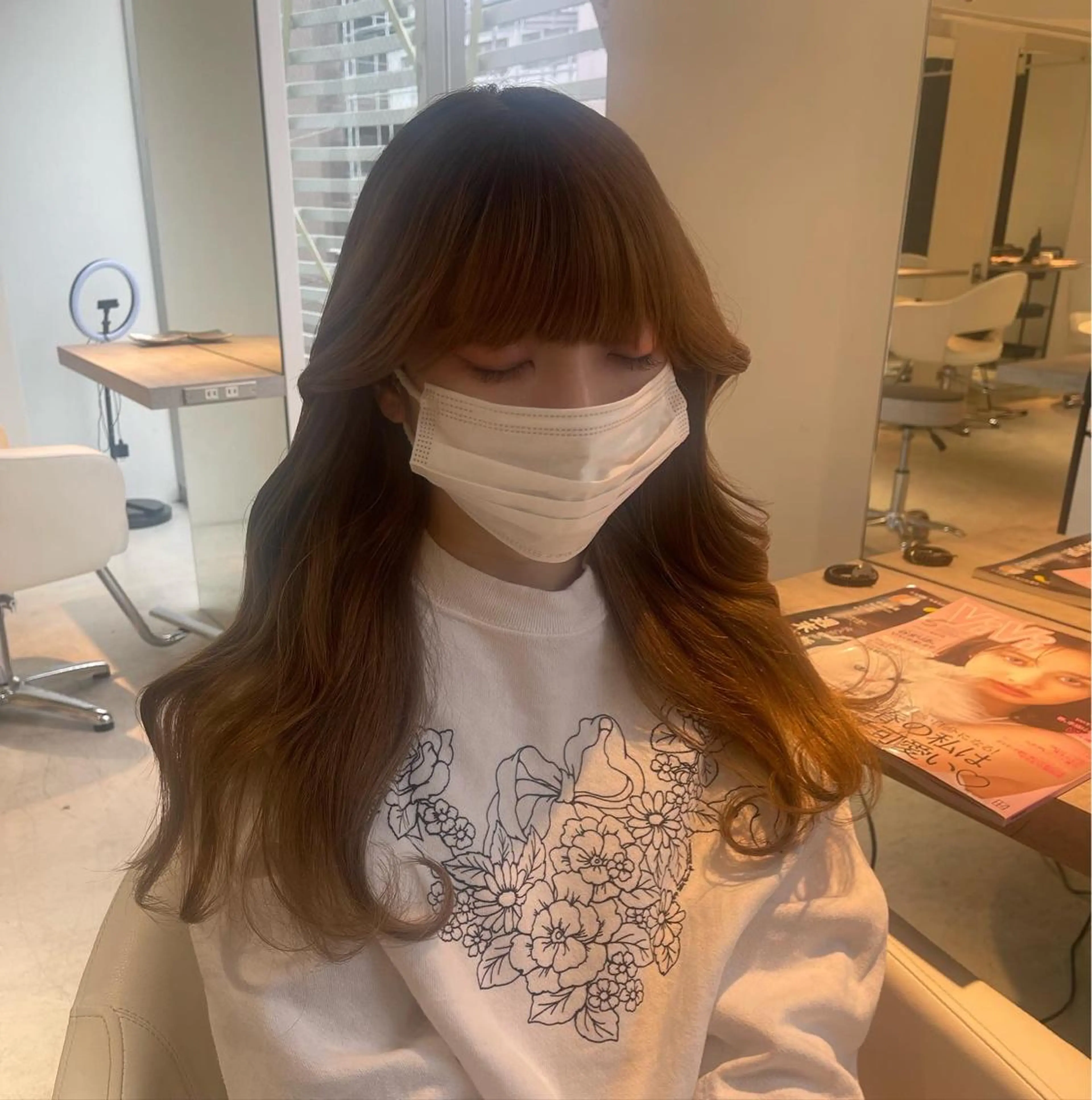 ロング カラー カット ヘアカラー トリートメント ヘアセット モテ髪提案します💕 髪質改善宗一郎のヘアスタイル