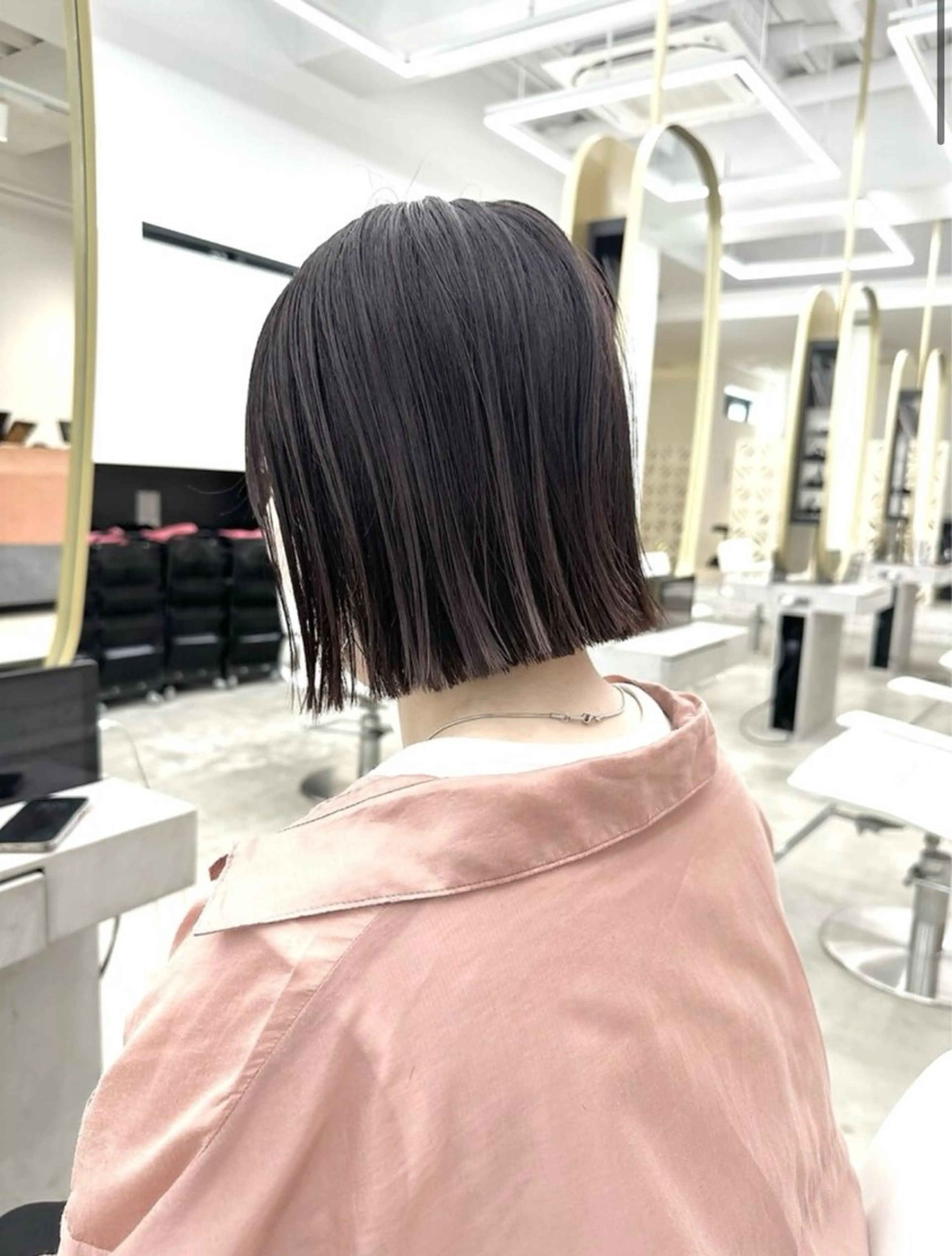 ミディアム カット トリートメント noe tton所属・あゆな/名古屋/ ボブ/透明感カラーのヘアスタイル