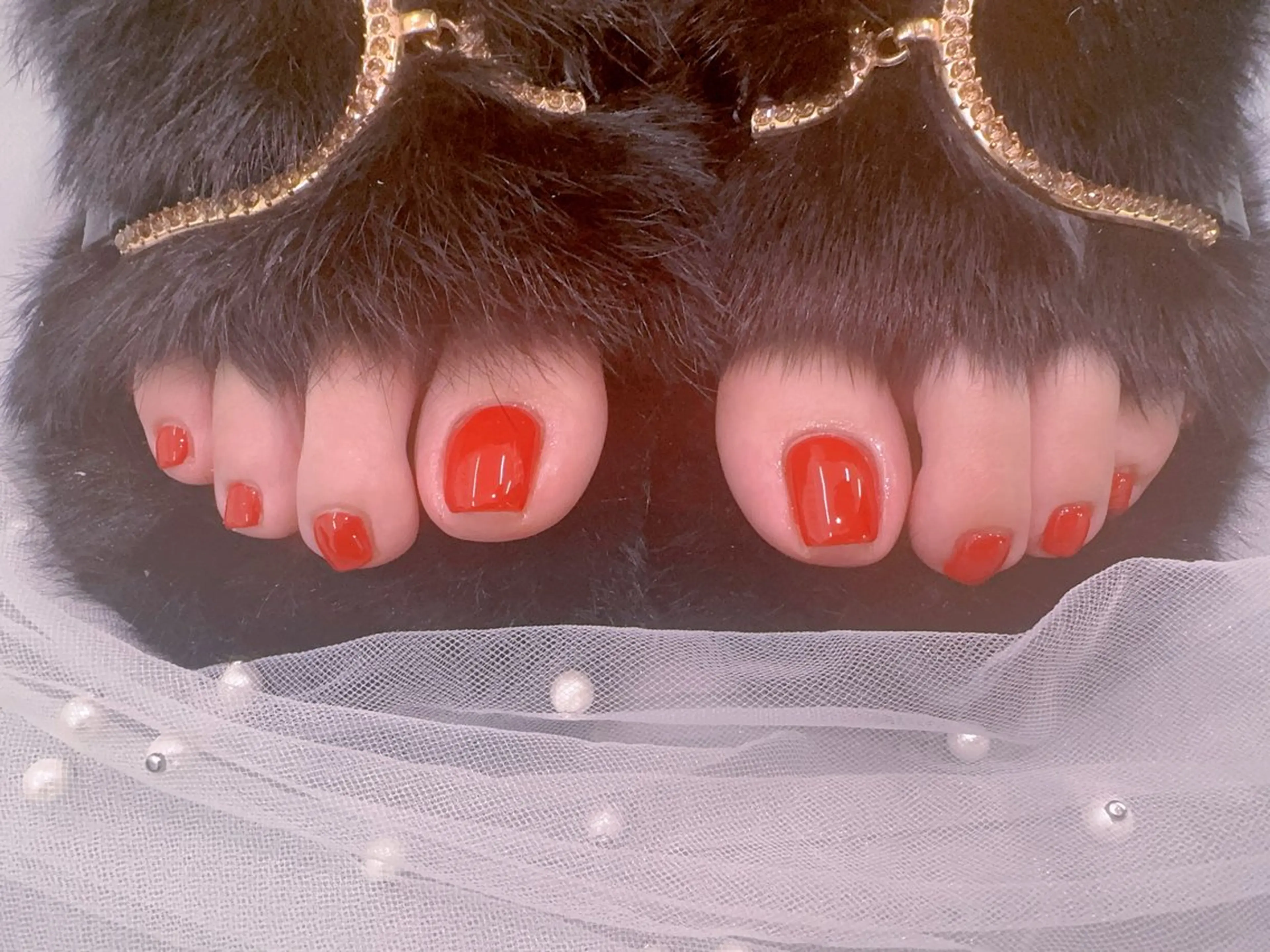 【自爪ハンド+フット】ワンカラー（メンズ予約可）¥7990の写真