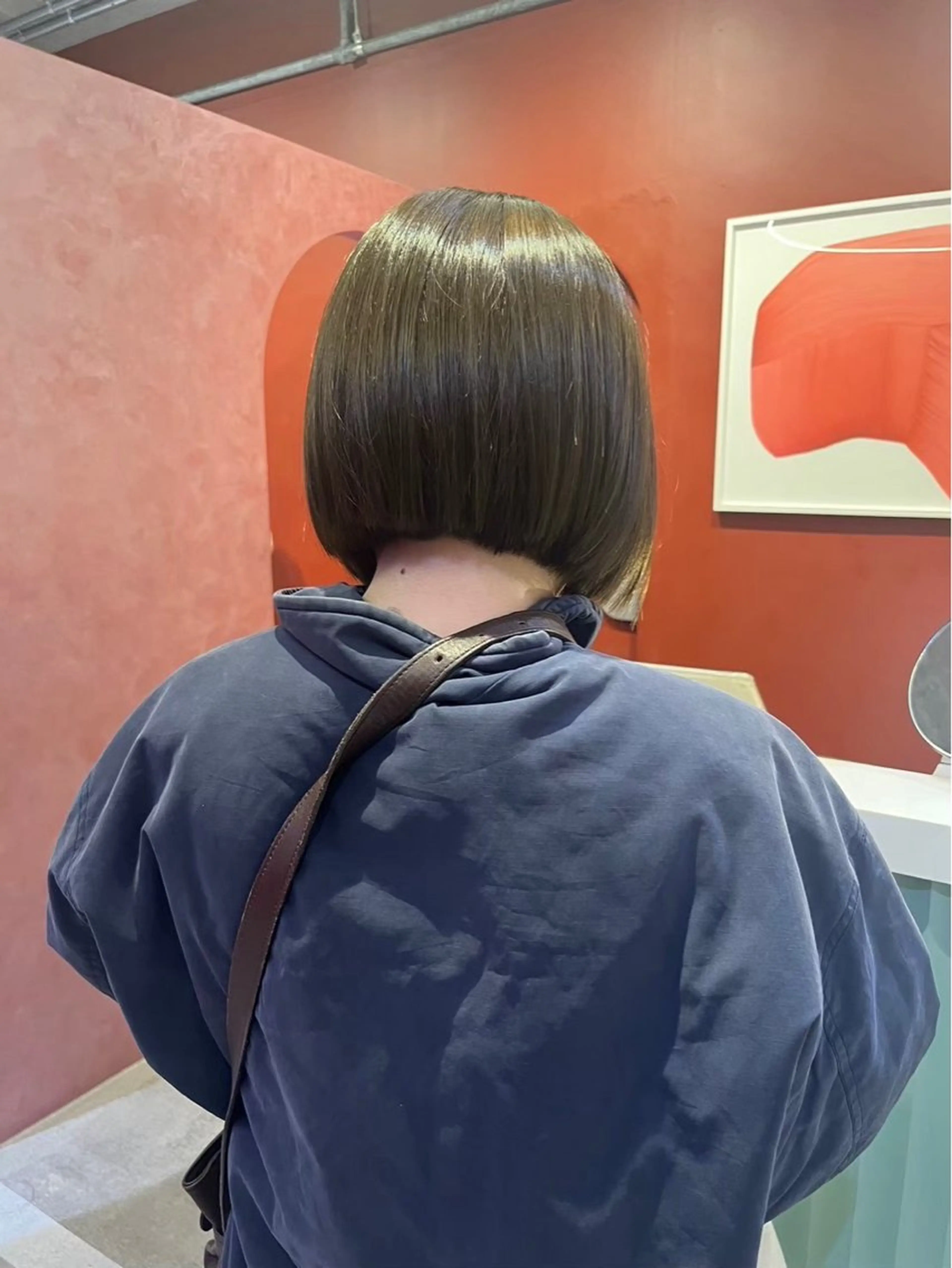 ミディアム ボブ LOREN＋透明感 オリーブhirokoのヘアスタイル
