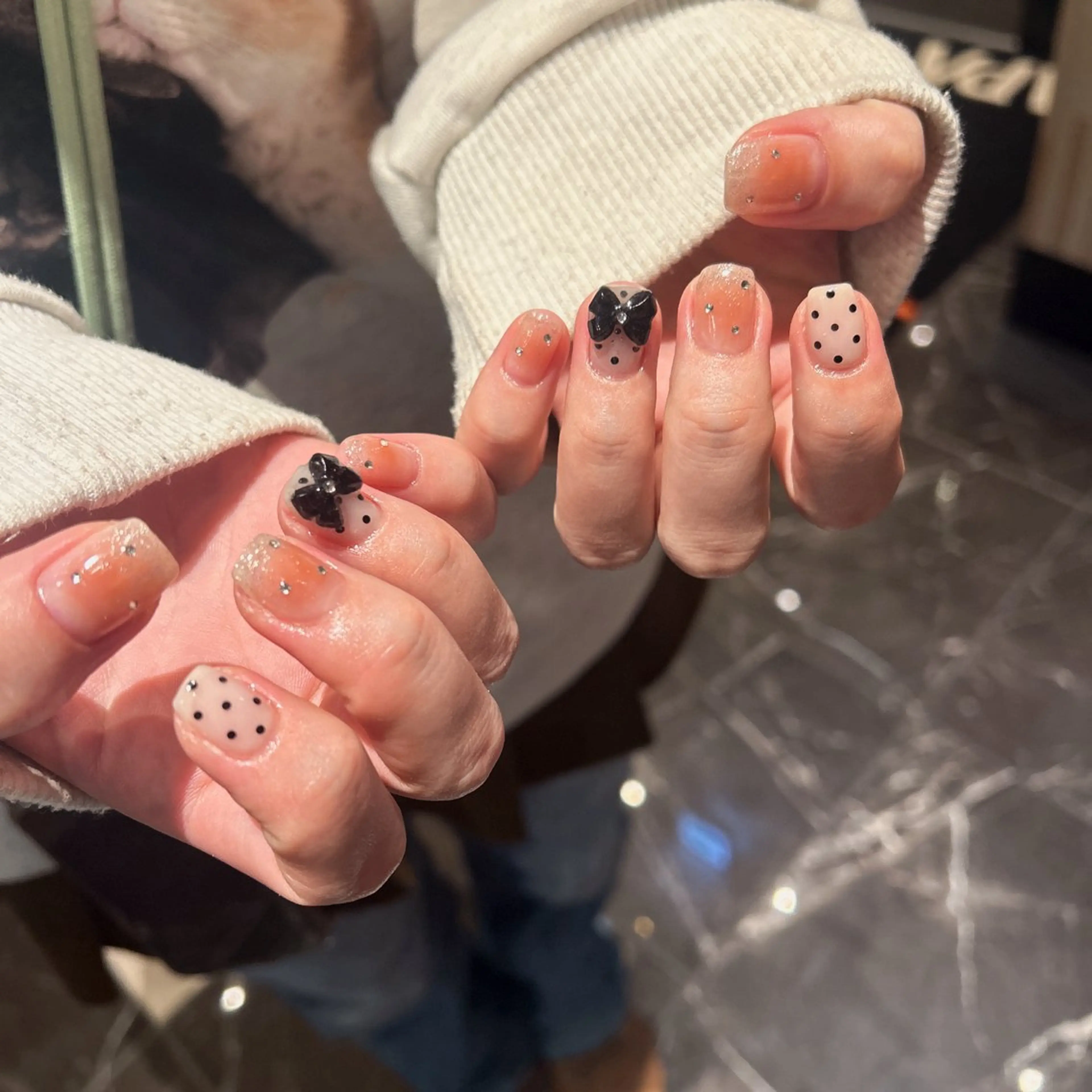 ネイル チークネイル ガーリー EmaNail天満橋店所属・EmaNail Risaのネイルデザイン