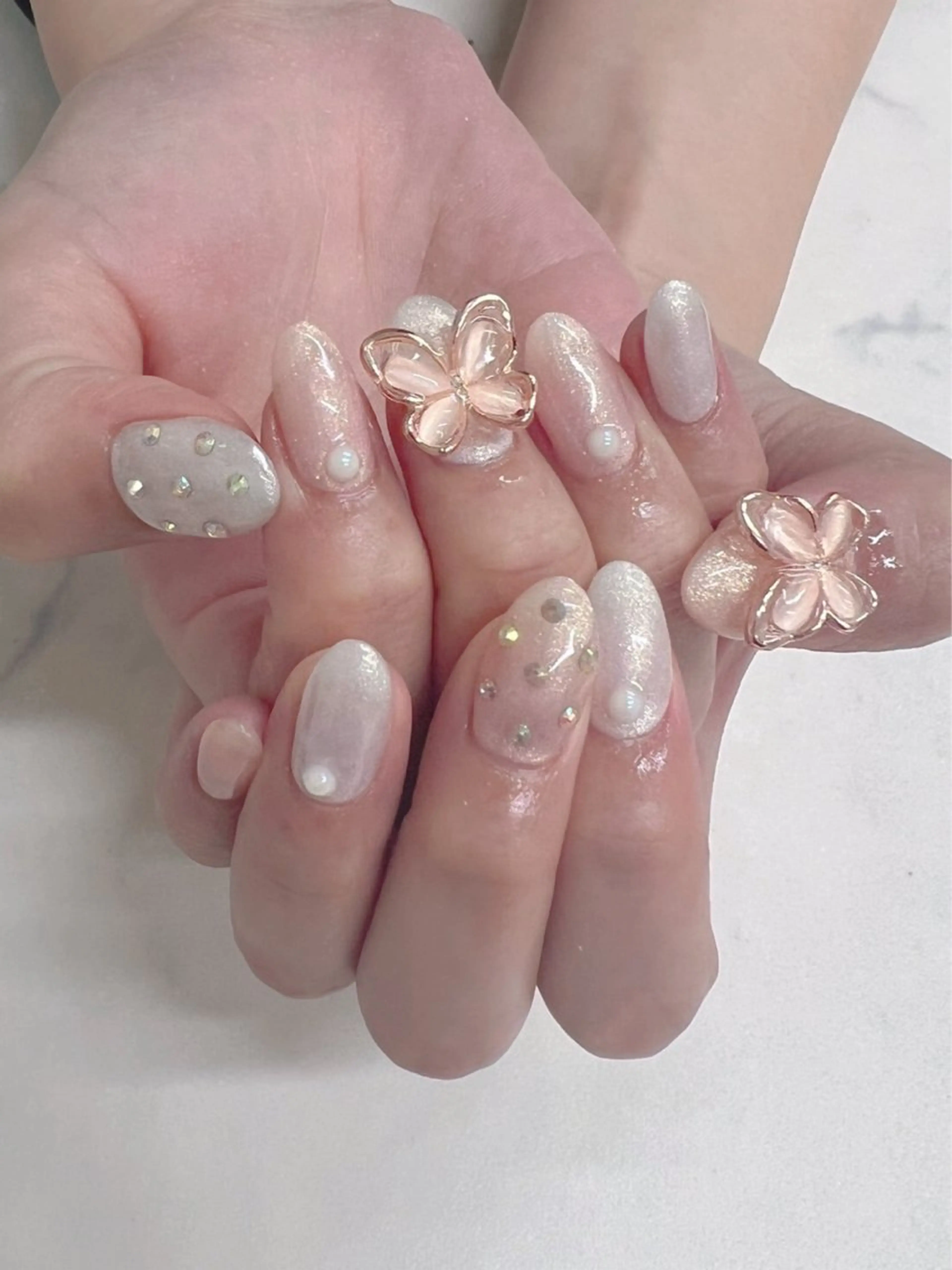 ネイル メンズネイル ニュアンスネイル 春ネイル ハンドネイル ハンドケア Beauty Salon Ace（ネイルサロン　エース）所属・フィルイン専門店 Aceのネイルデザイン