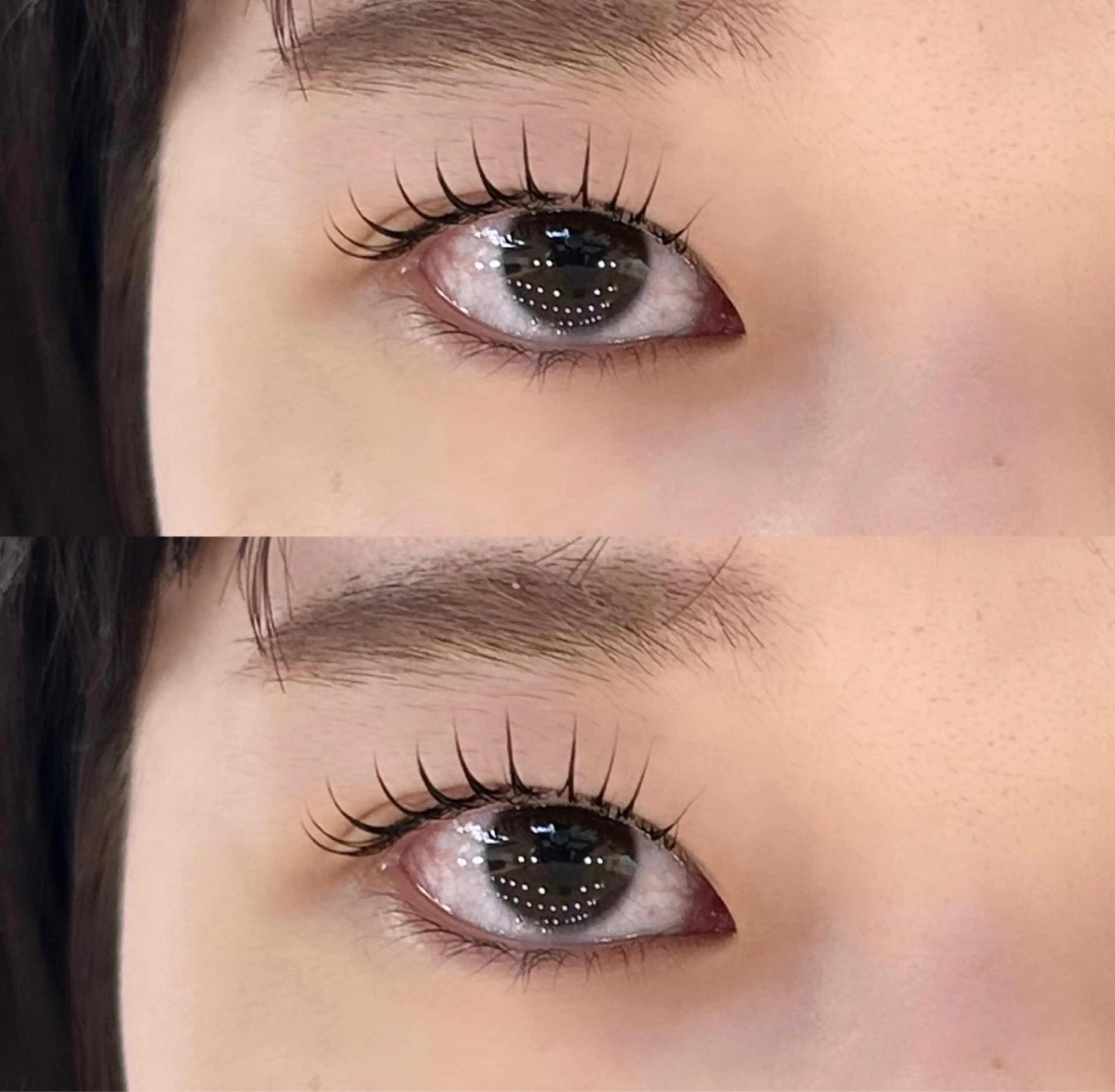 マツエク・マツパ 束感まつ毛 韓国風マツエク 一重×まつ毛パーマ マリーテレジア SHIONのマツエク・マツパデザイン