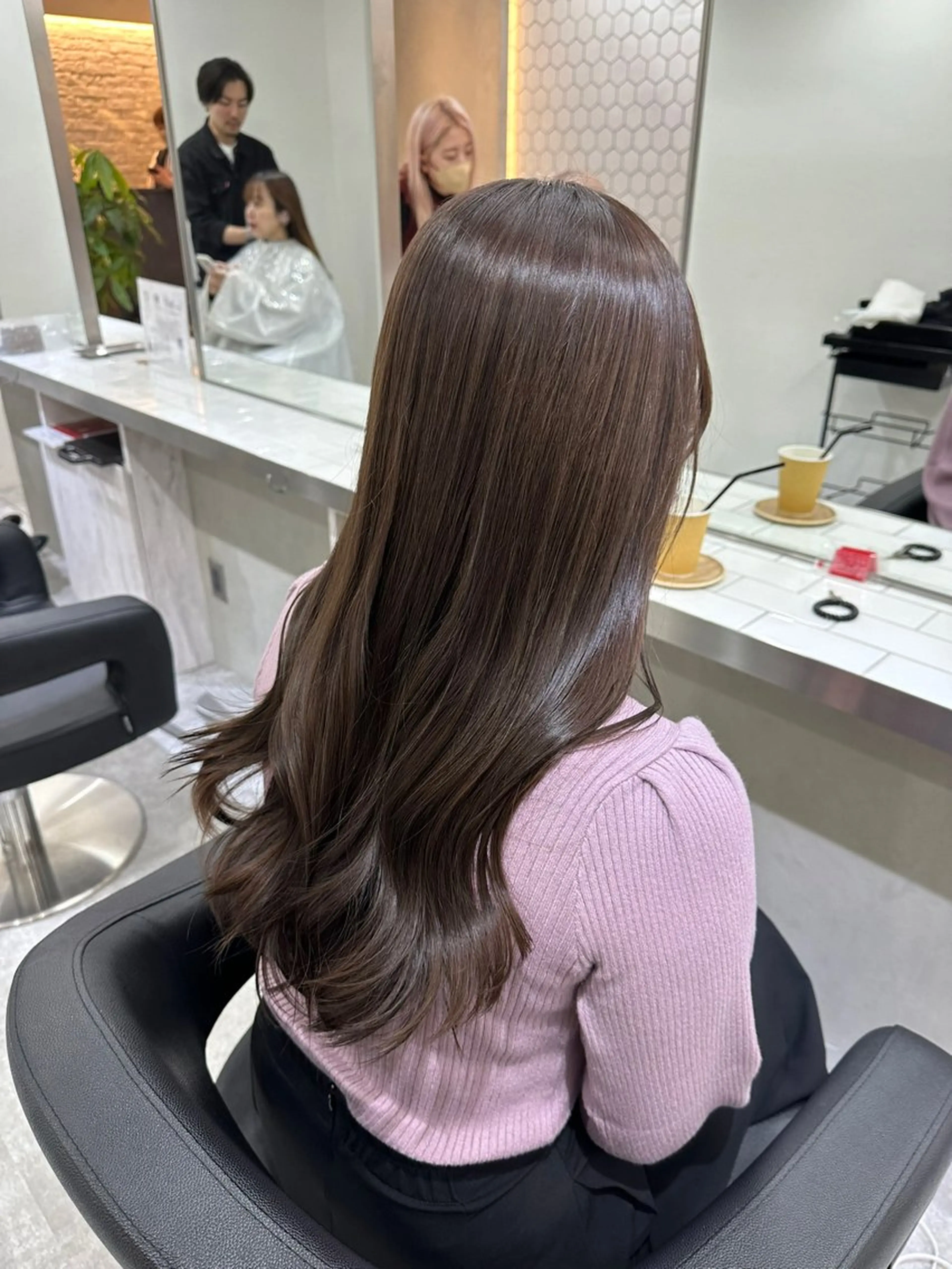 ロング カラー 銀座 / シマムラミホのヘアスタイル