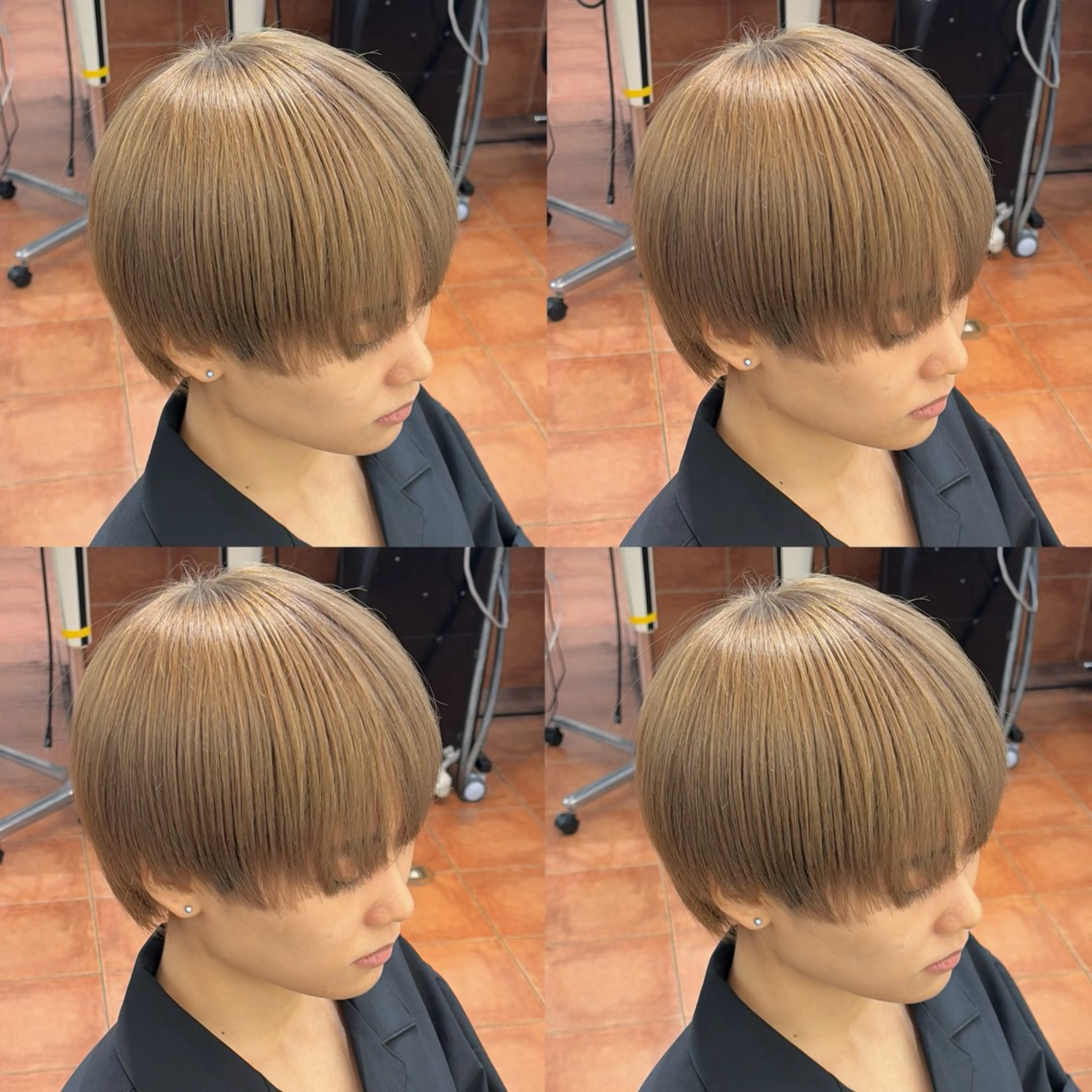カラー メンズ カット ヘアカラー メンズカット ‪‪/メッシュのヘアスタイル