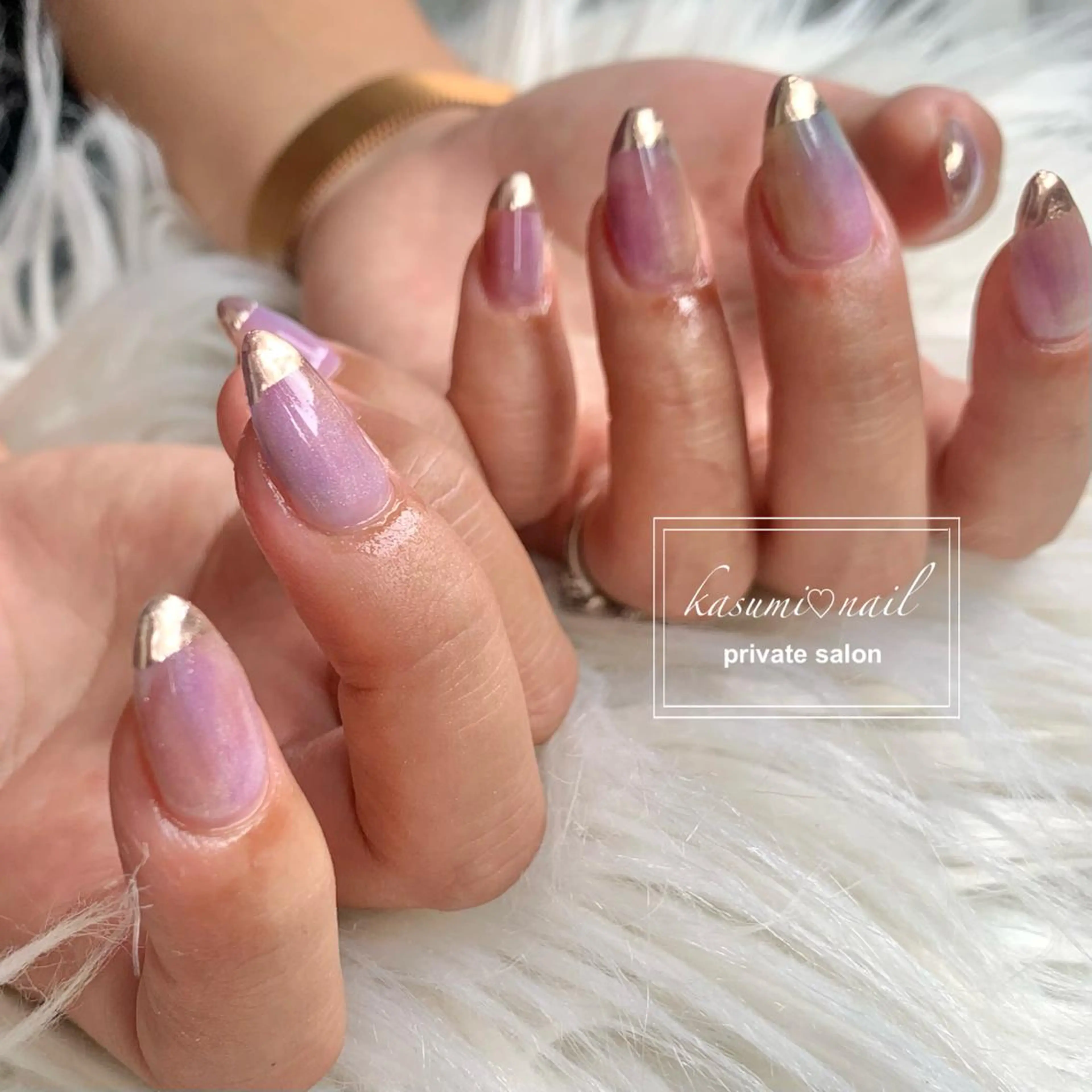 ネイル アートネイル フットネイル フレンチネイル ロングネイル マグネットネイル KASUMI♡ Nailのネイルデザイン