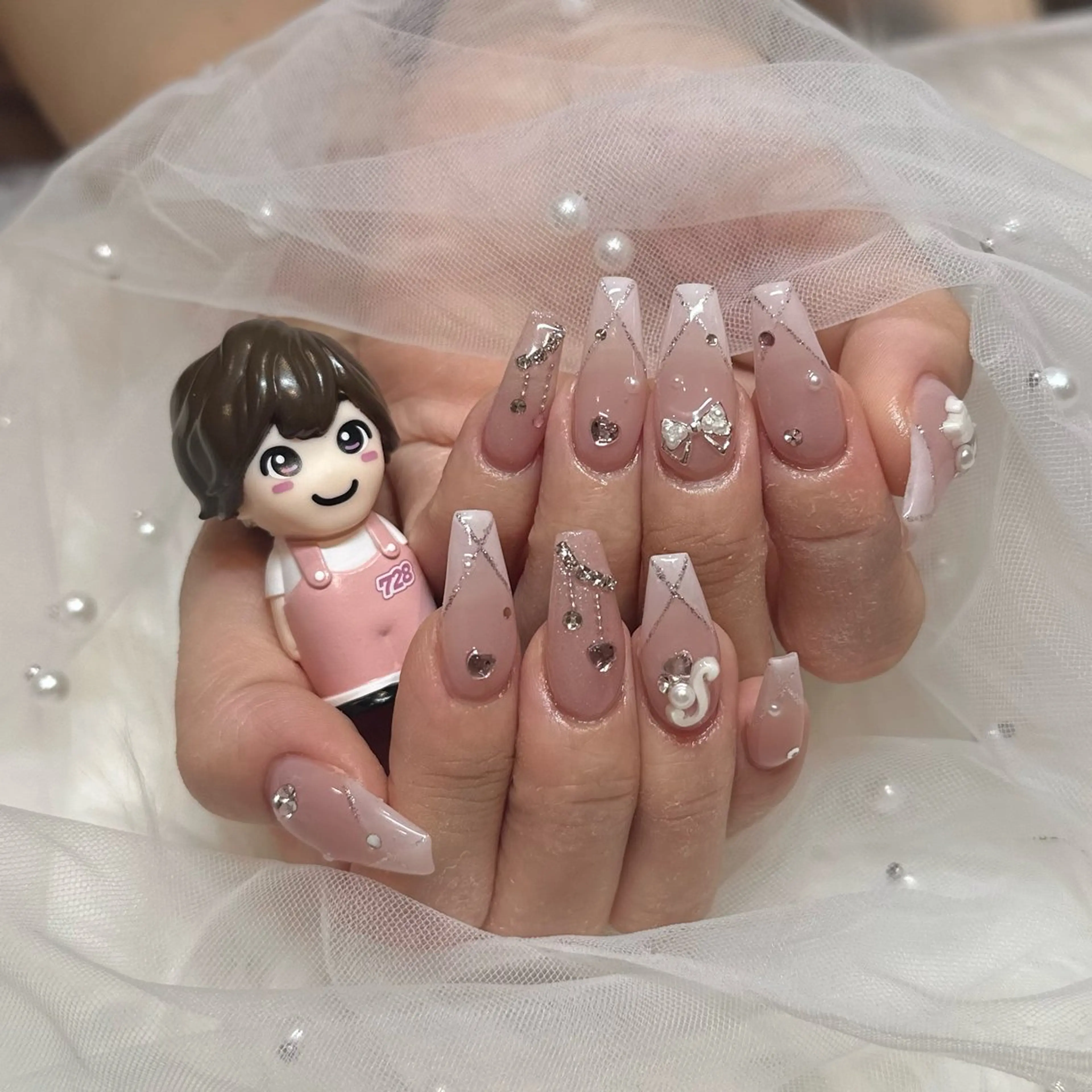 ネイル ハンドネイル She nail studio 原宿店所属・いいだえみ ୨୧ᵕ̤ᴗᵕ̤)のネイルデザイン