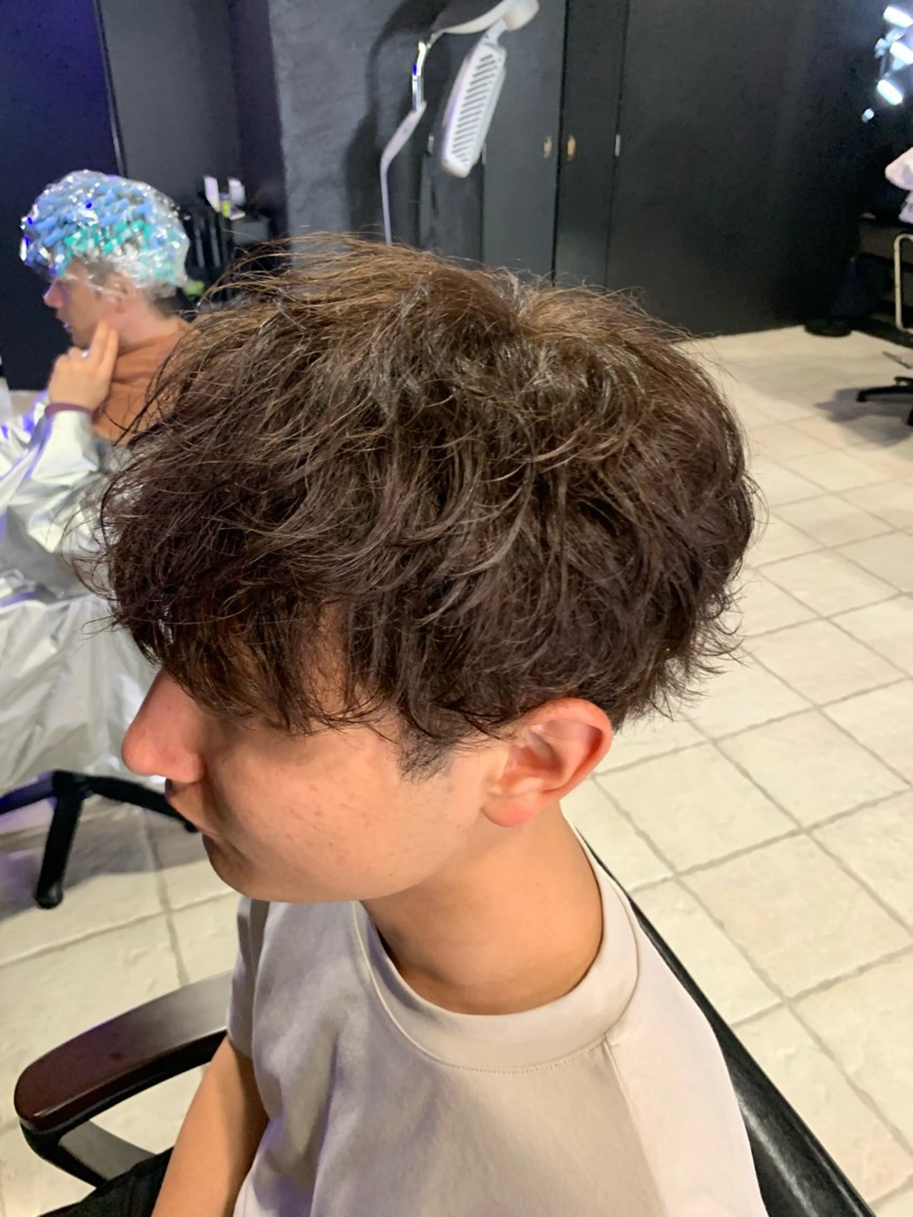 ヘアアレンジ メンズ マッシュ メンズ専門 美容師✨ アメ村 堀江颯瑛のヘアスタイル