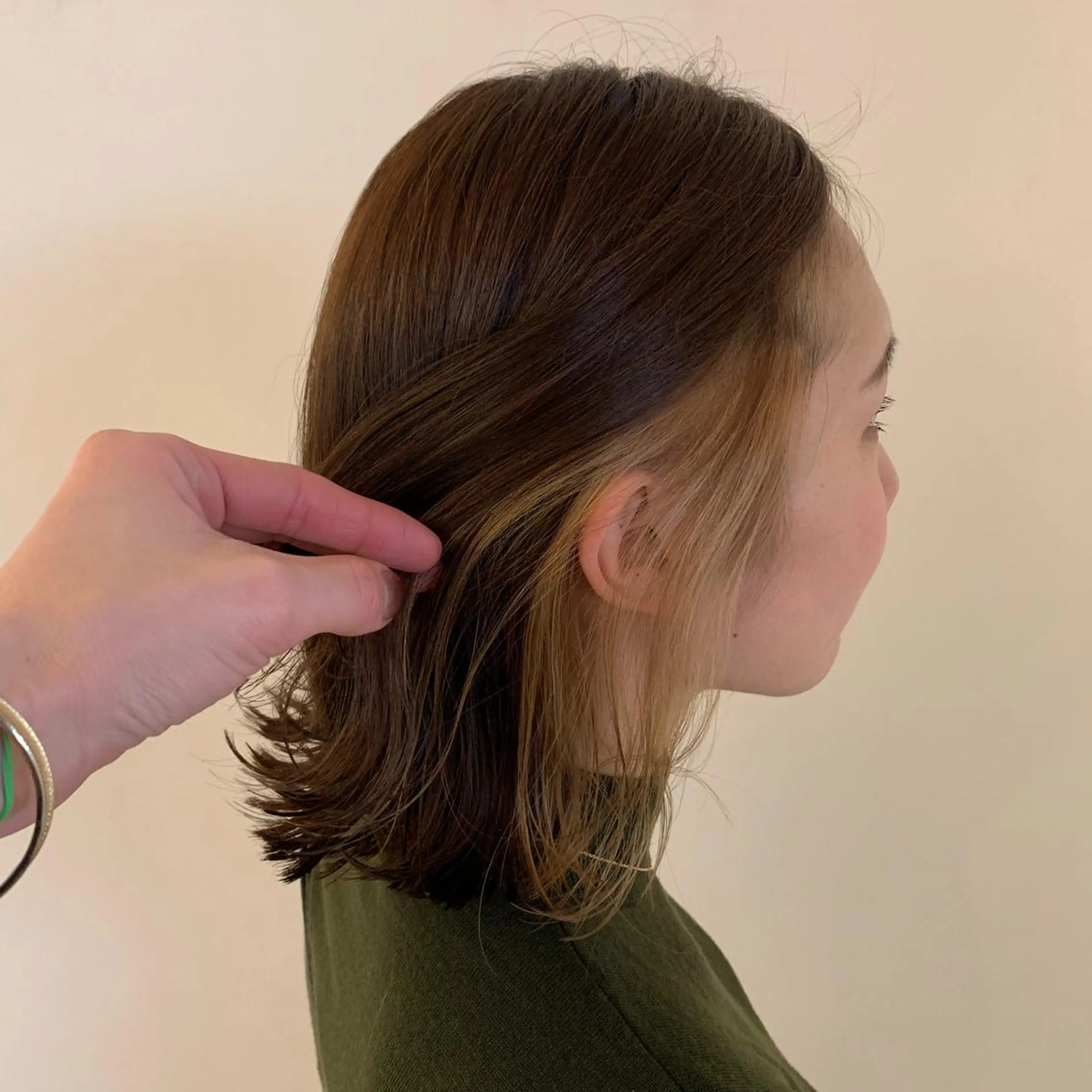 ミディアム 中島 直哉のヘアスタイル