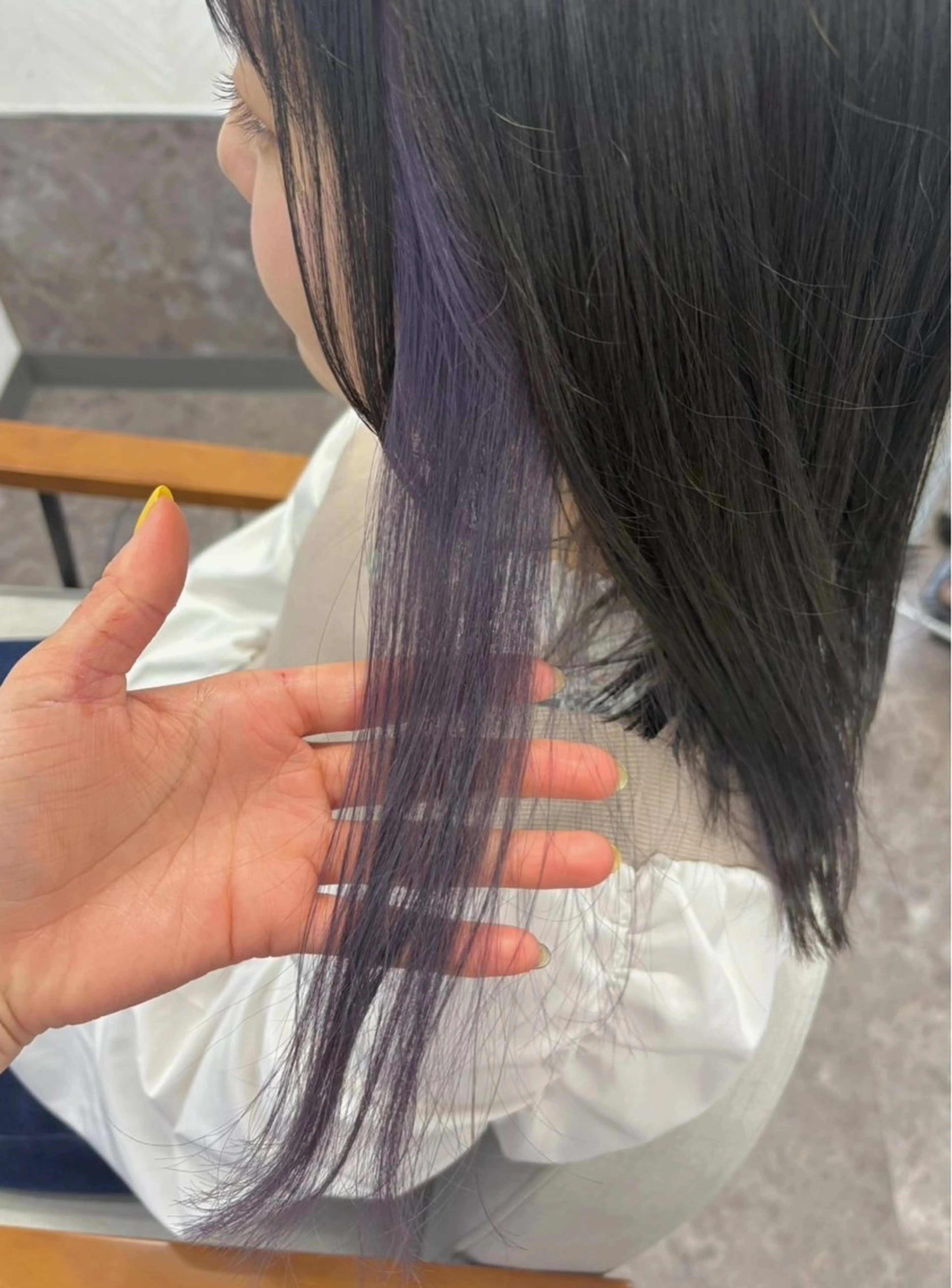 カット＋カラー（イヤリングカラー）の写真